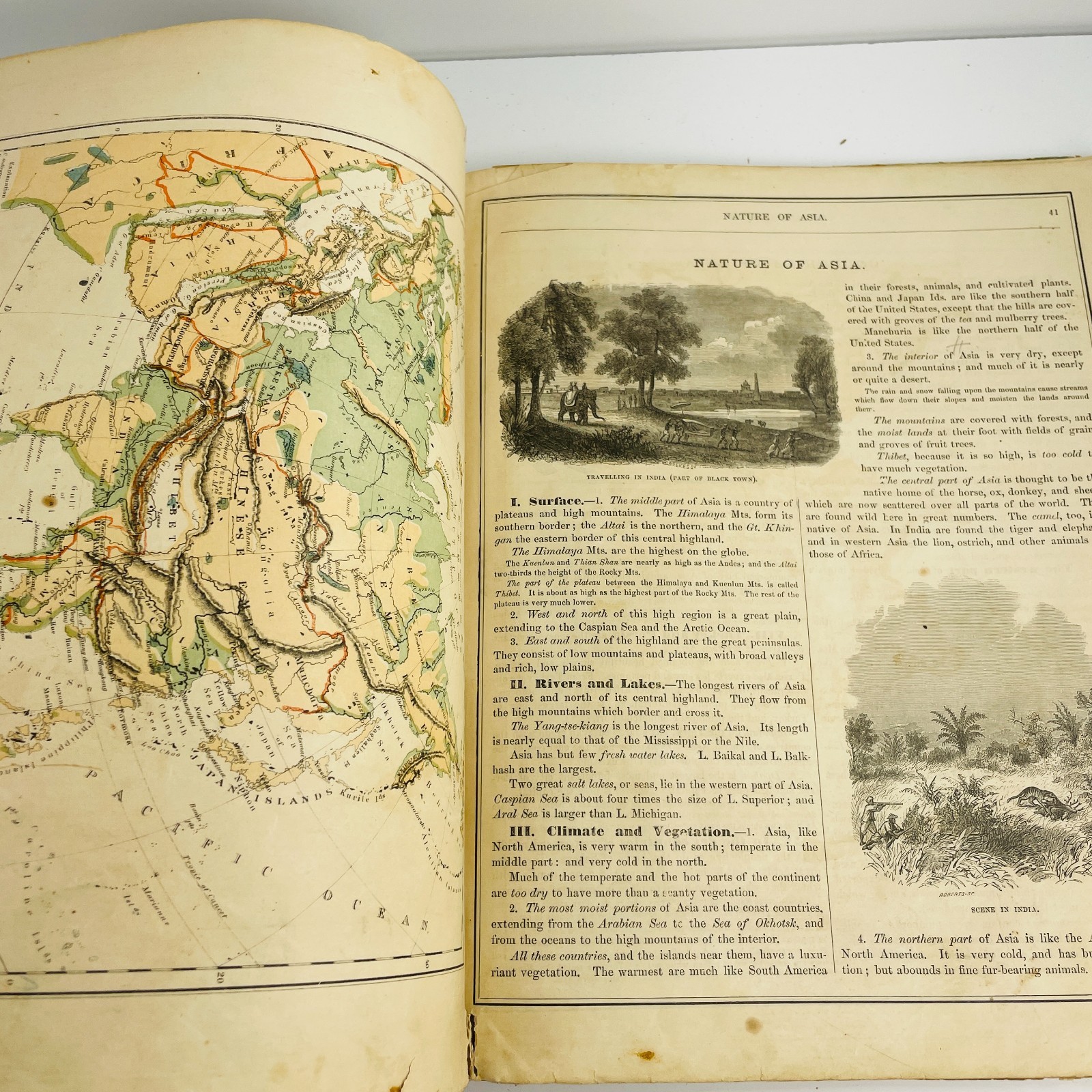 3 Antique Geography Textbooks Guyot 1869 McNally 1875 Swinton 1878 Old Maps