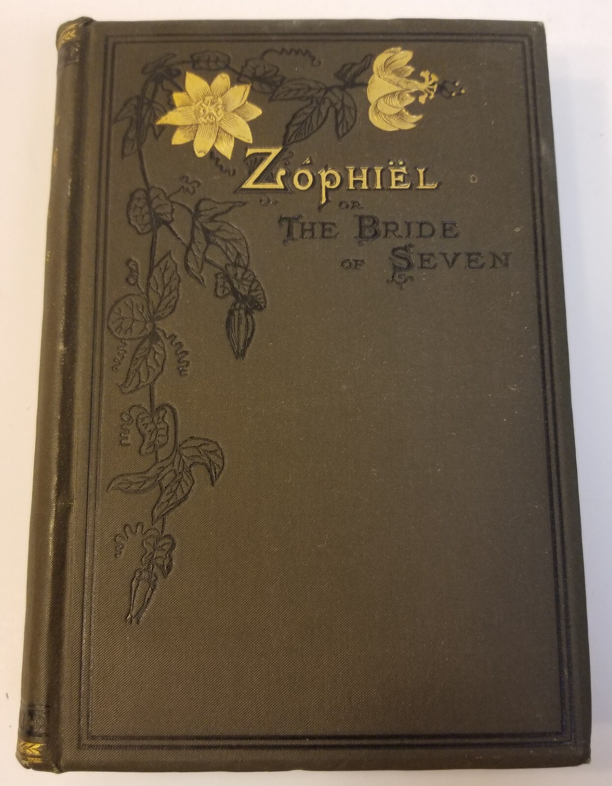 492: Maria Del Occidente “Zophiel; Or, The Bride of Seven” 1879 Lee and Shepard