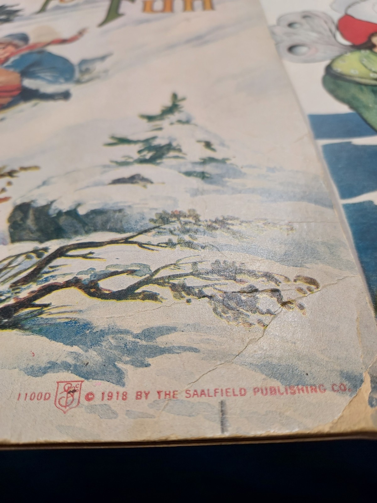 Pair Of Antique Children’s Books 1916 – 1918 One Rhyme Is Racist Caution