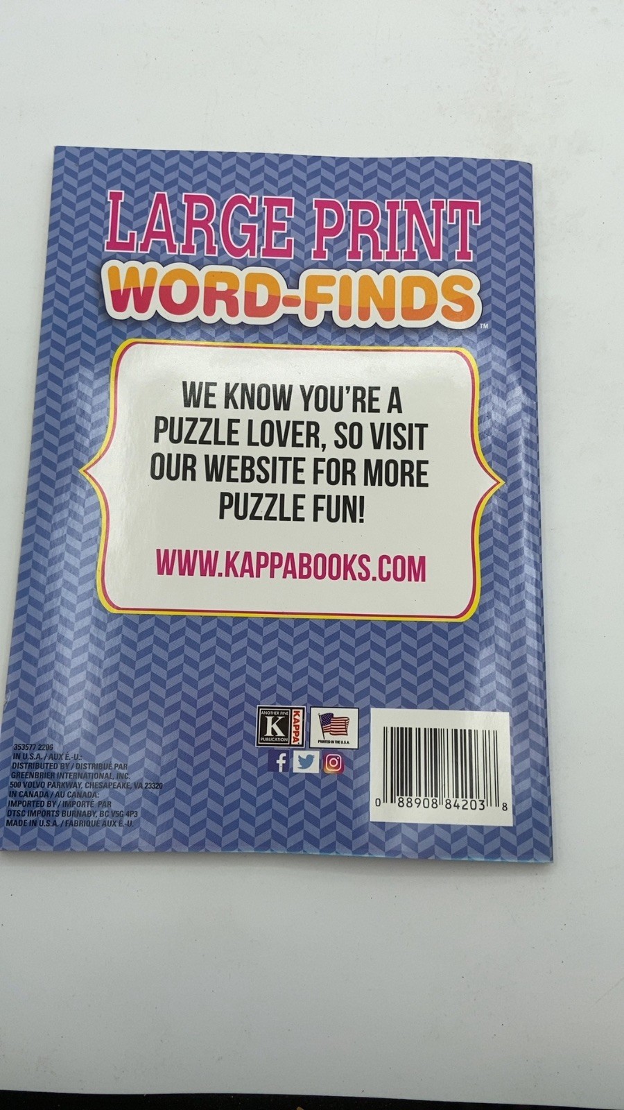 Large Print Word-Finds Paperback Volume 381 2022