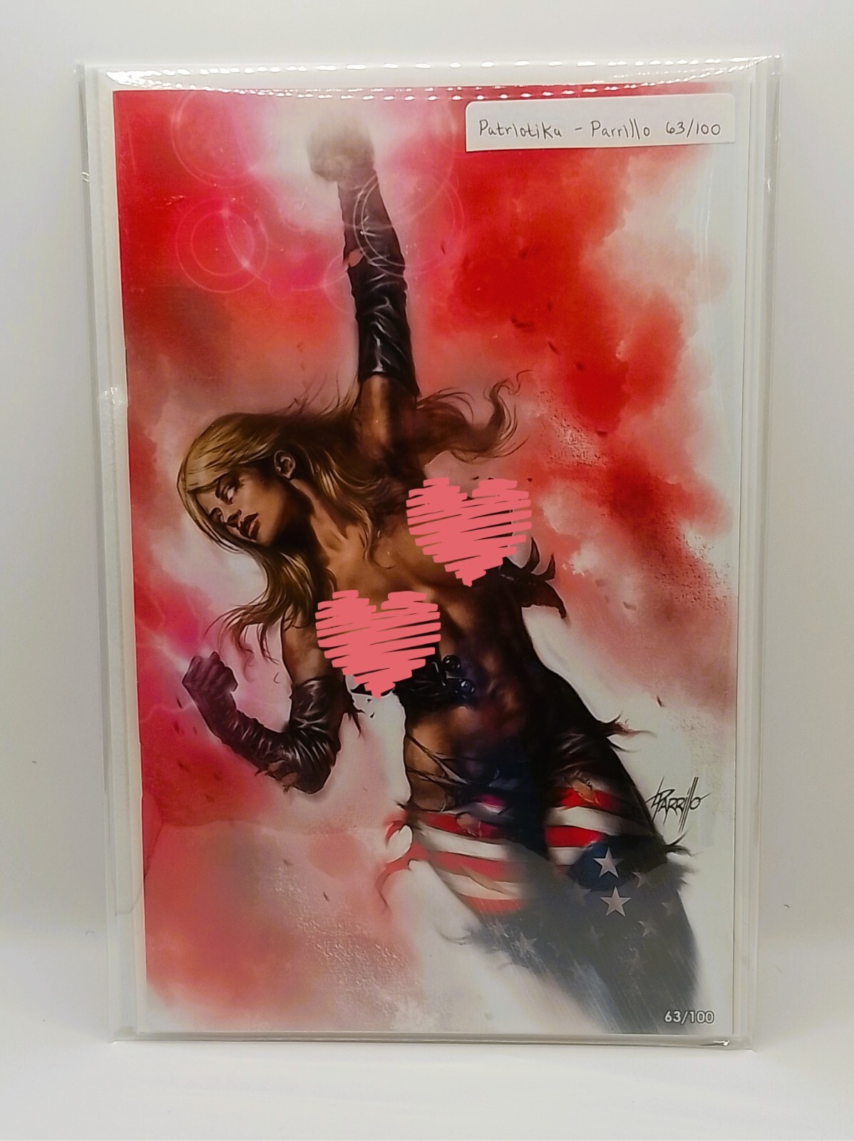 Comic – PATRIOTIKA 1 Lucio Parrillo limited edition variant 2017 LTD To 100