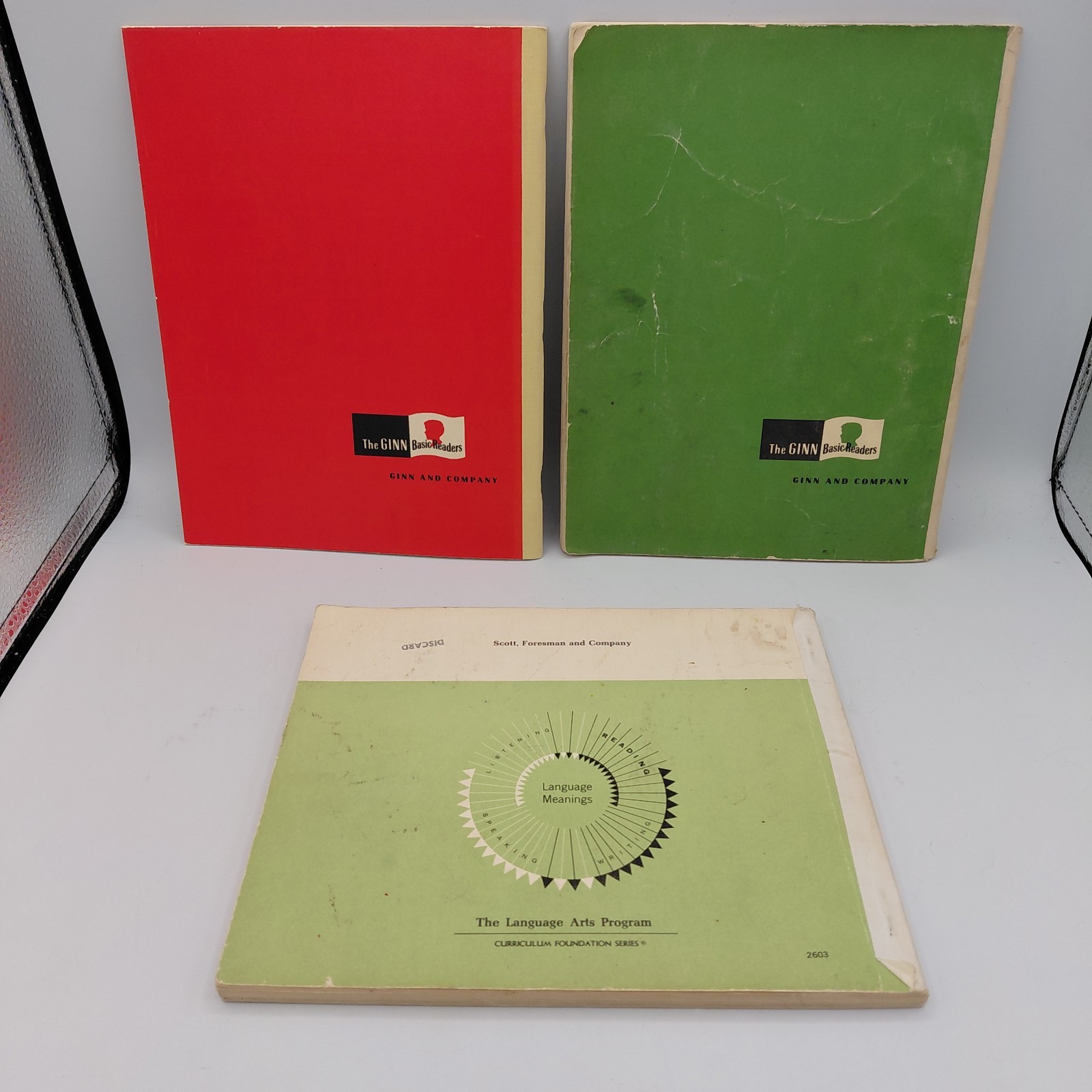 1962 Vintage The New Basic Readers, Ginn Basic Readers 3 Book Lot