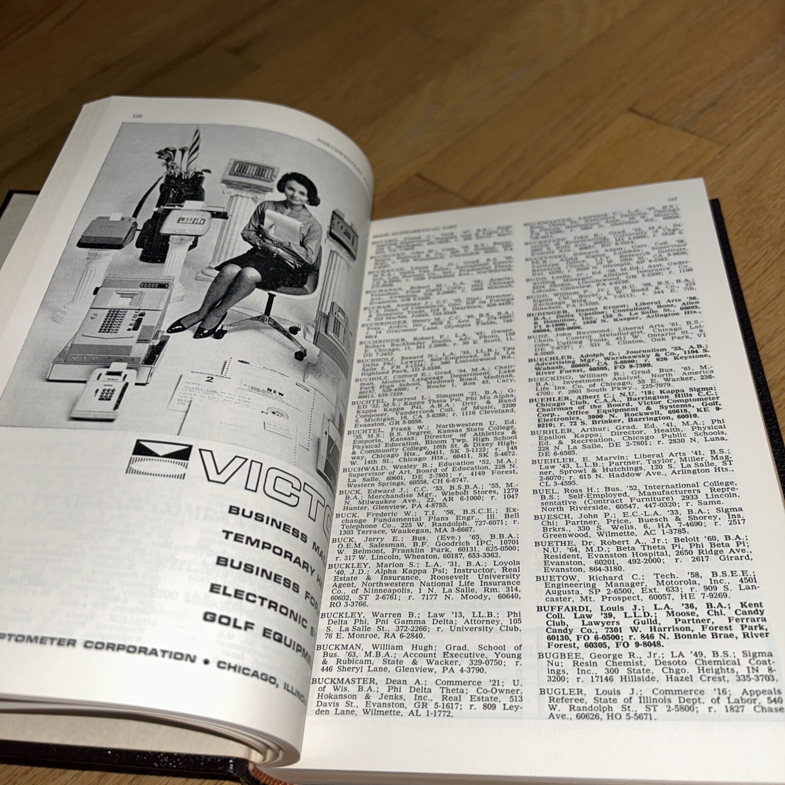 1967 NORTHWESTERN UNIVERSITY ALUMNI DIRECTORY of the CHICAGO AREA 592 pages
