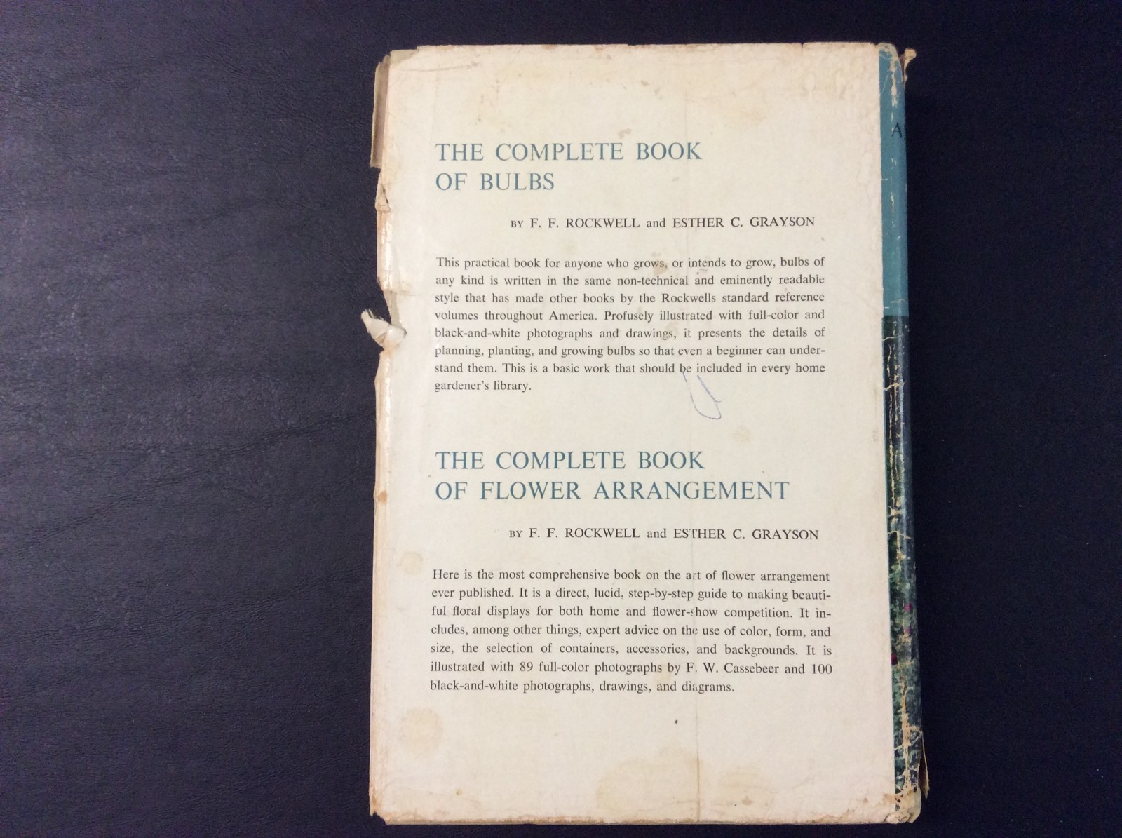 The Complete Book of Annuals F.F. Rockwell & Esther C. Grayson HC 1955 315 pages