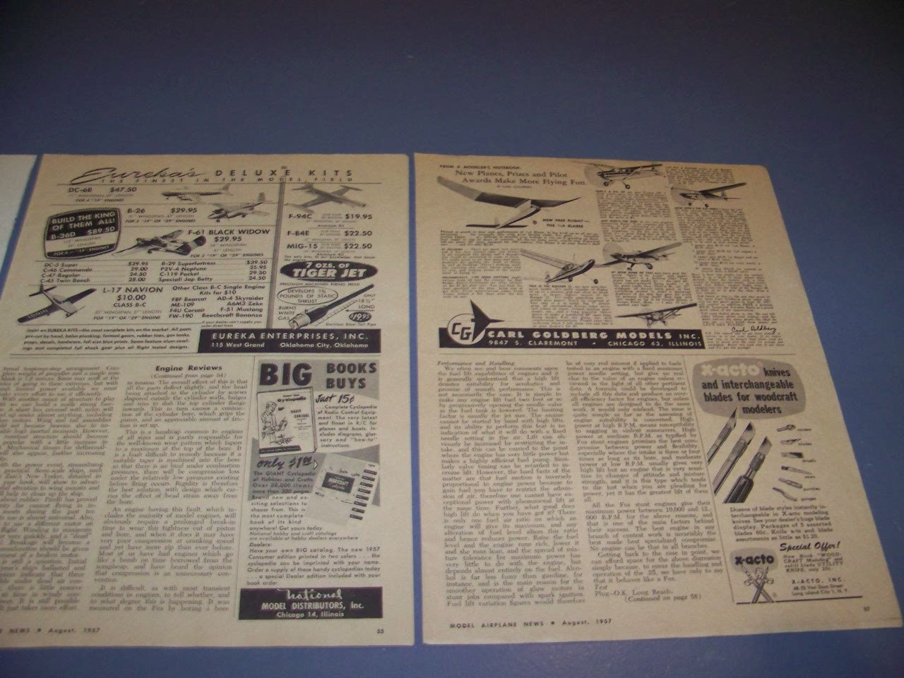 VINTAGE..FOX .25 R/C ENGINE…DETAILS/SPECS/2-VIEWS..RARE! (529S)