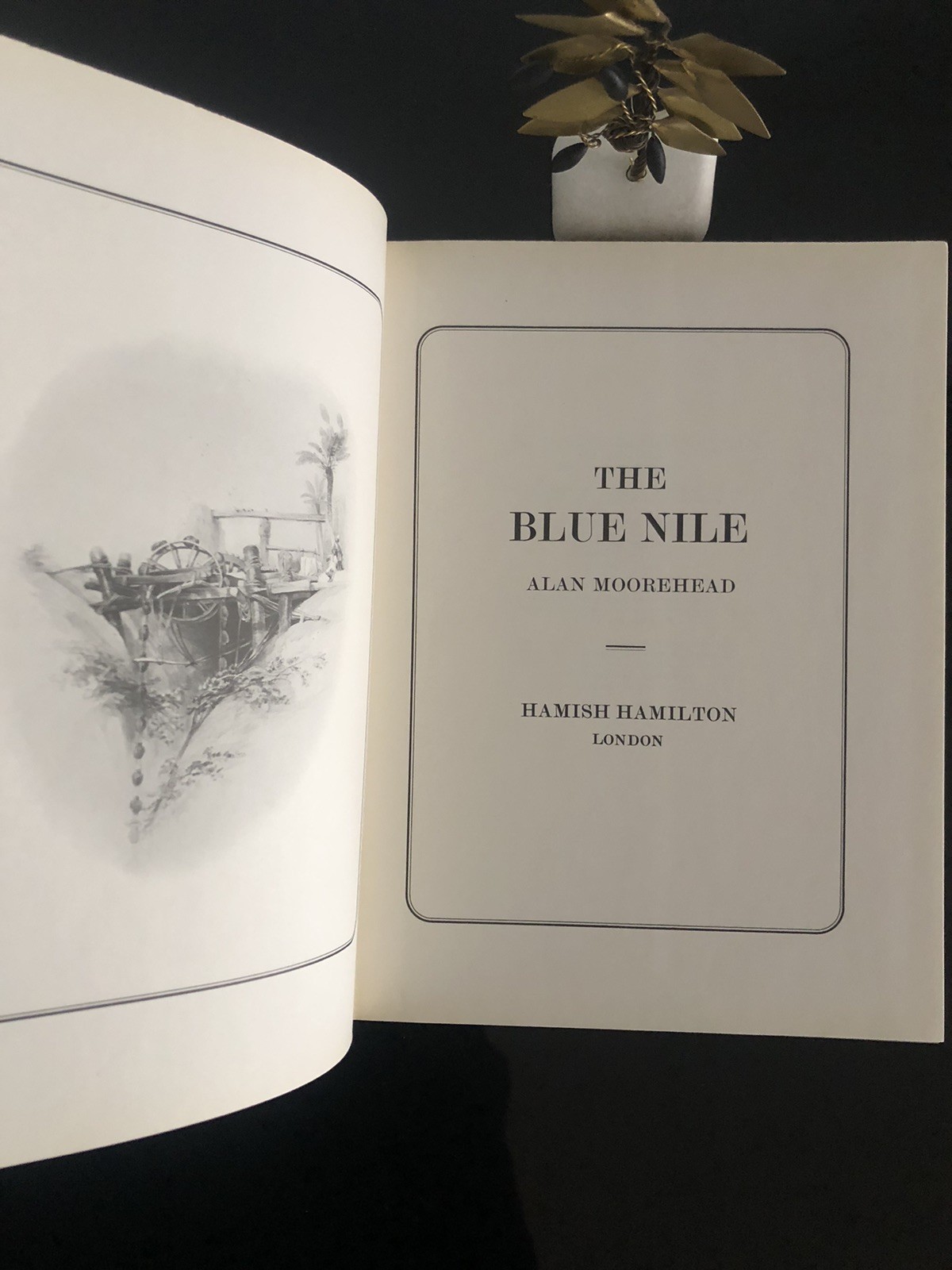 The Blue Nile Alan Moorehead Hamish Hamilton UK 1972 Revised HC DJ VG