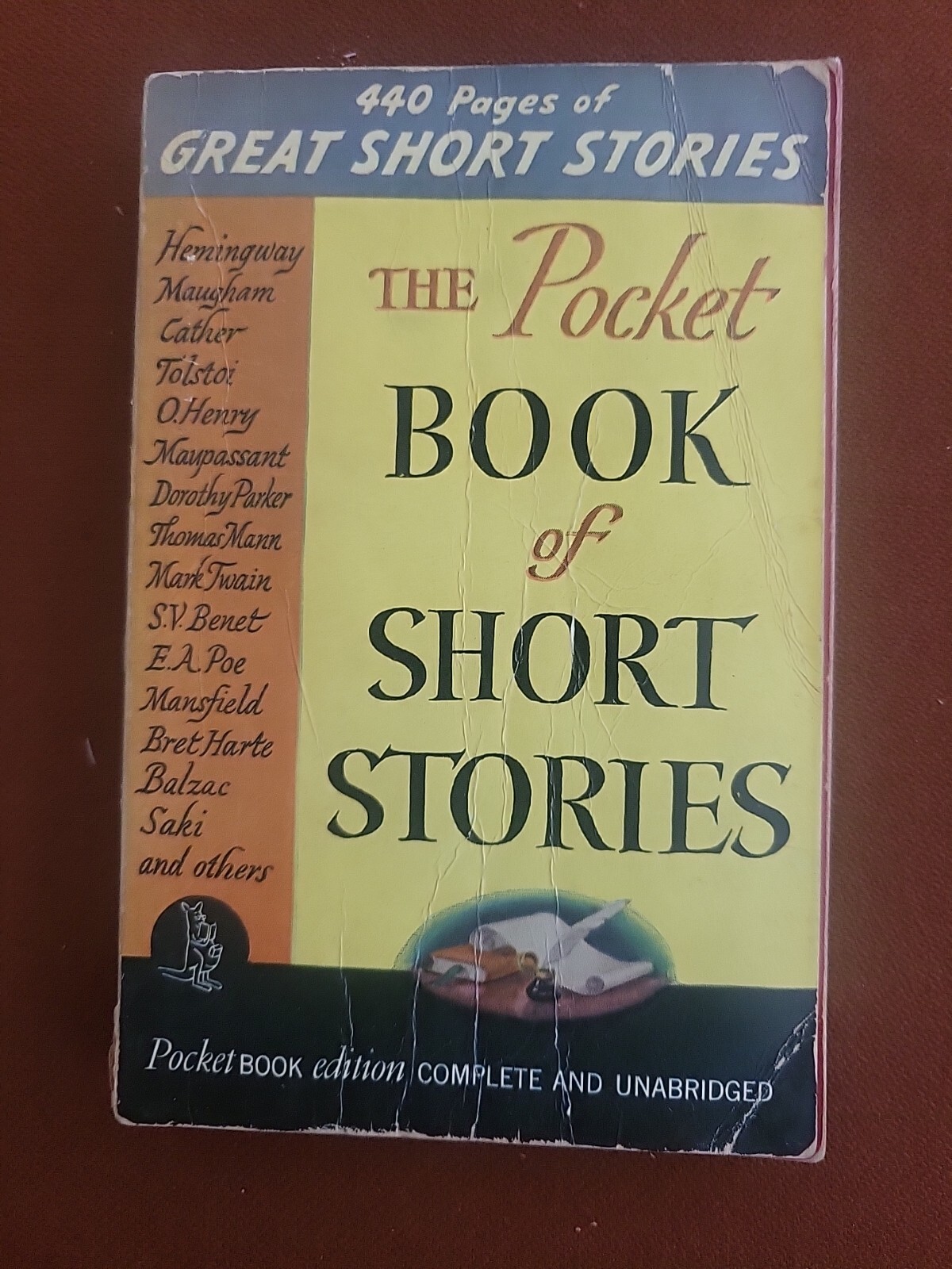 The Pocket Book of Short Stories Vintage 1941 /440 Pages