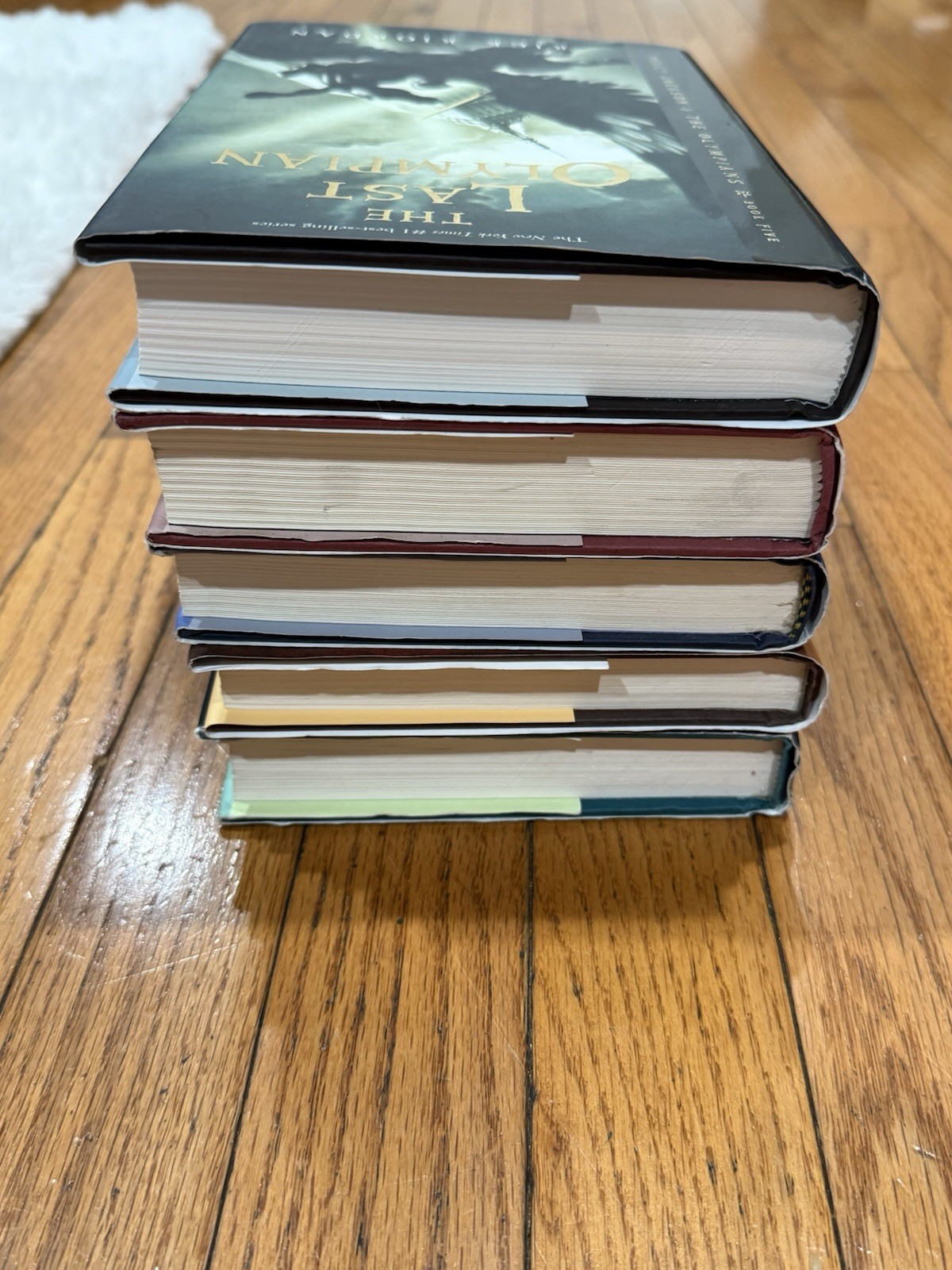 Percy Jackson Olympians HC Set, Lightning Thief Series 1st Ed OOP—VERY GOOD