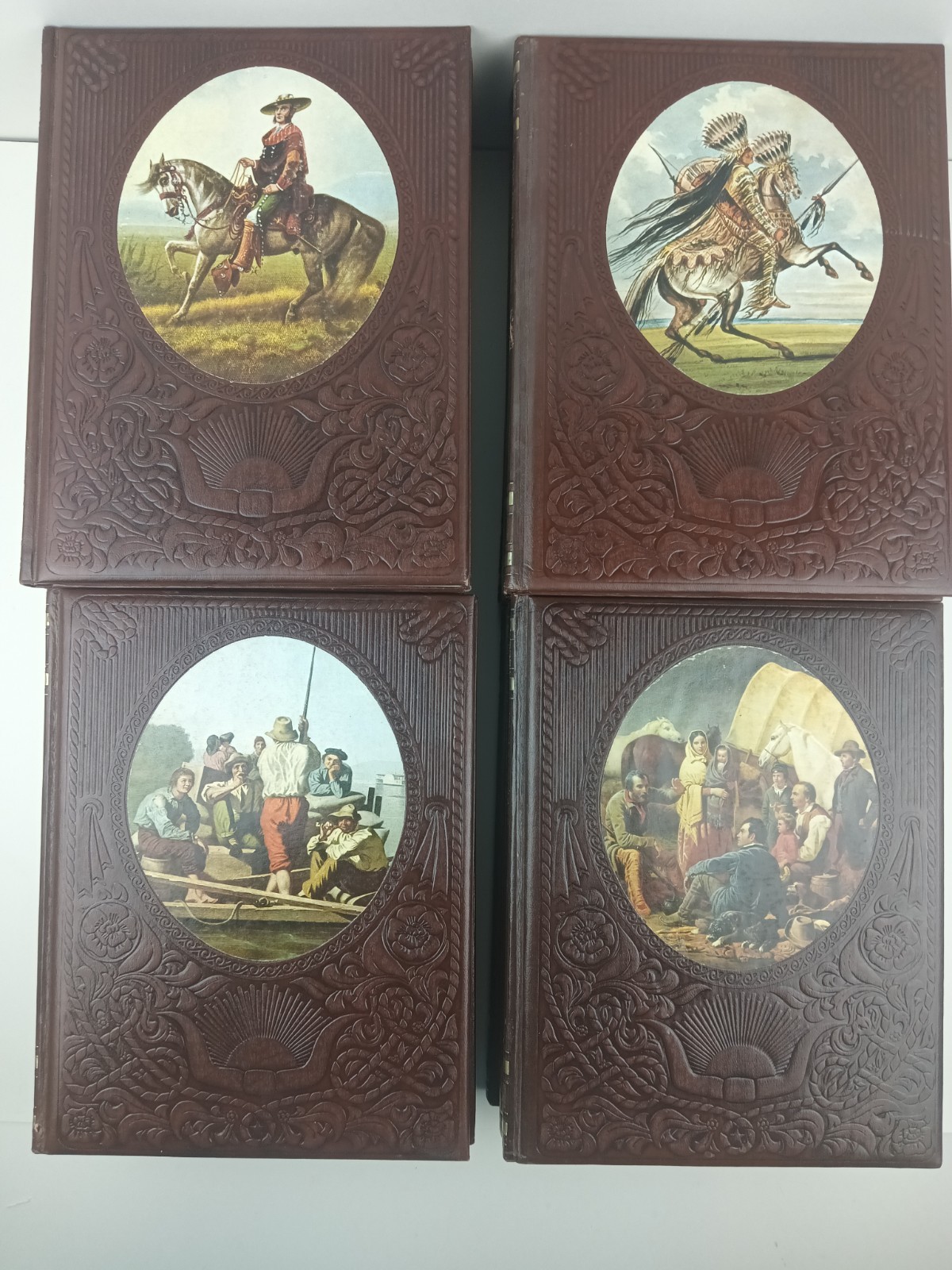 Lot Of 22 Time Life, The Old West Series Hardcover Leatherette Books