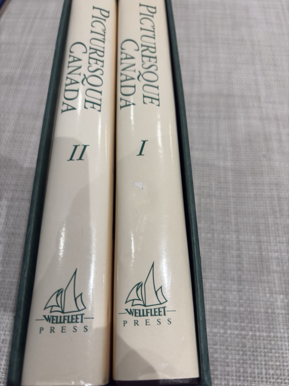 Wellfleet Press Picturesque Canada Volume I & II Illustrated Hardcover Slipcase