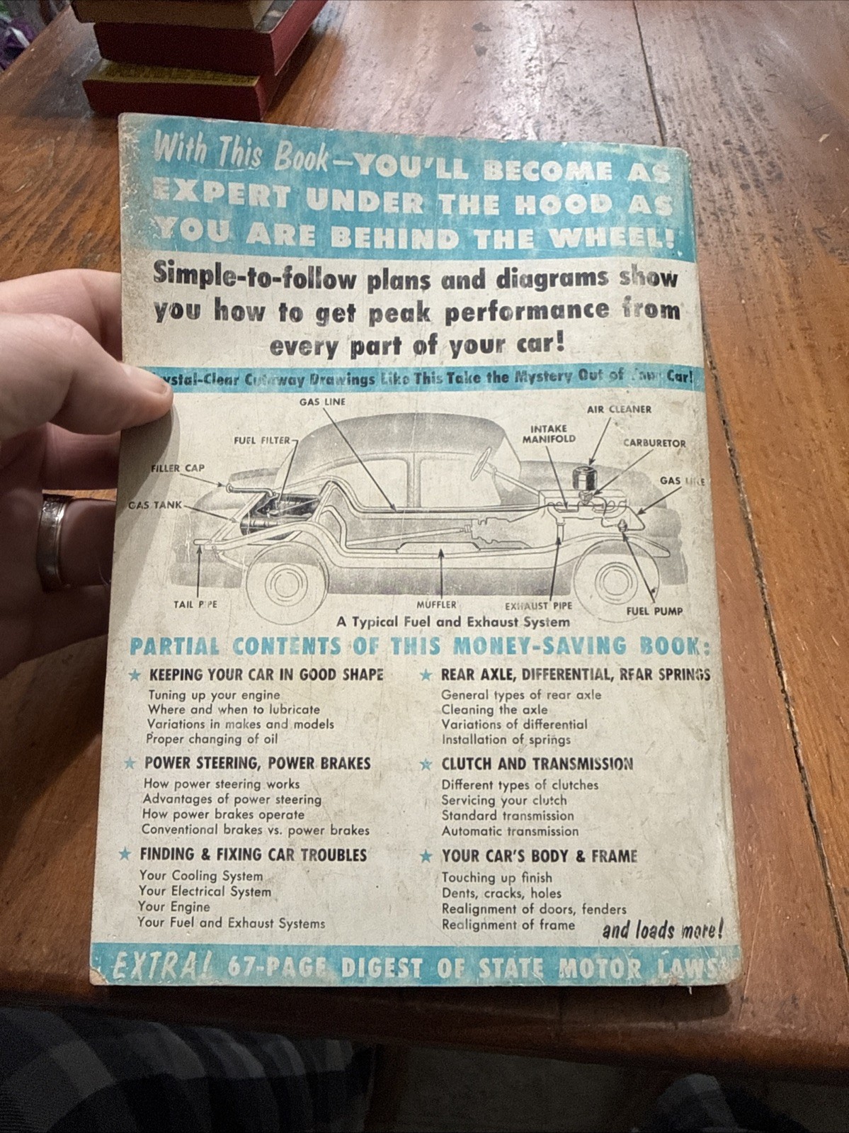 Popular Science Fix Your Own Car 1954 A Manual For Car Owners 256 Pages