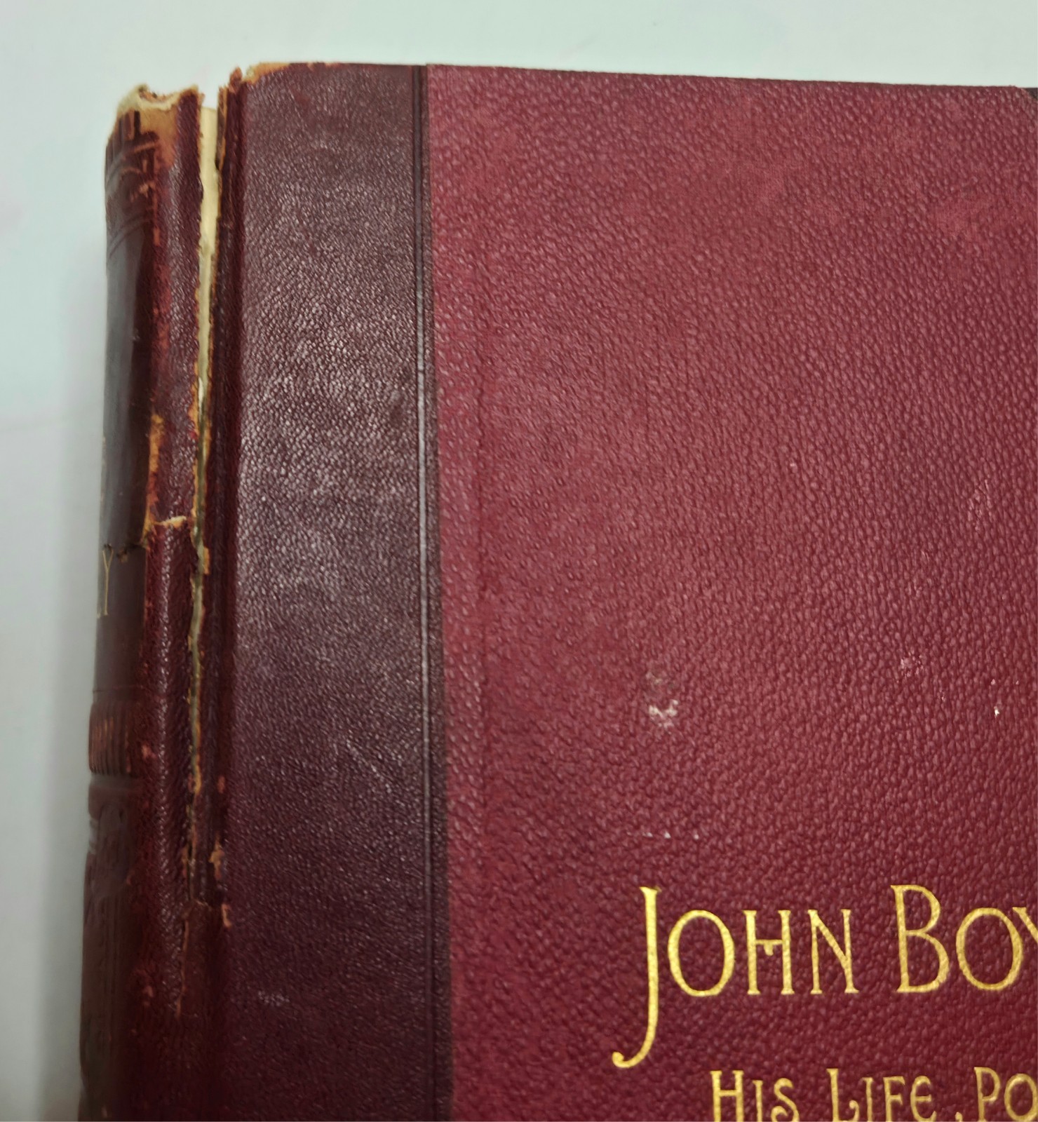 1891 John Boyle O’Reilly His Life Poems and Speeches-Roche-Leather-Antique