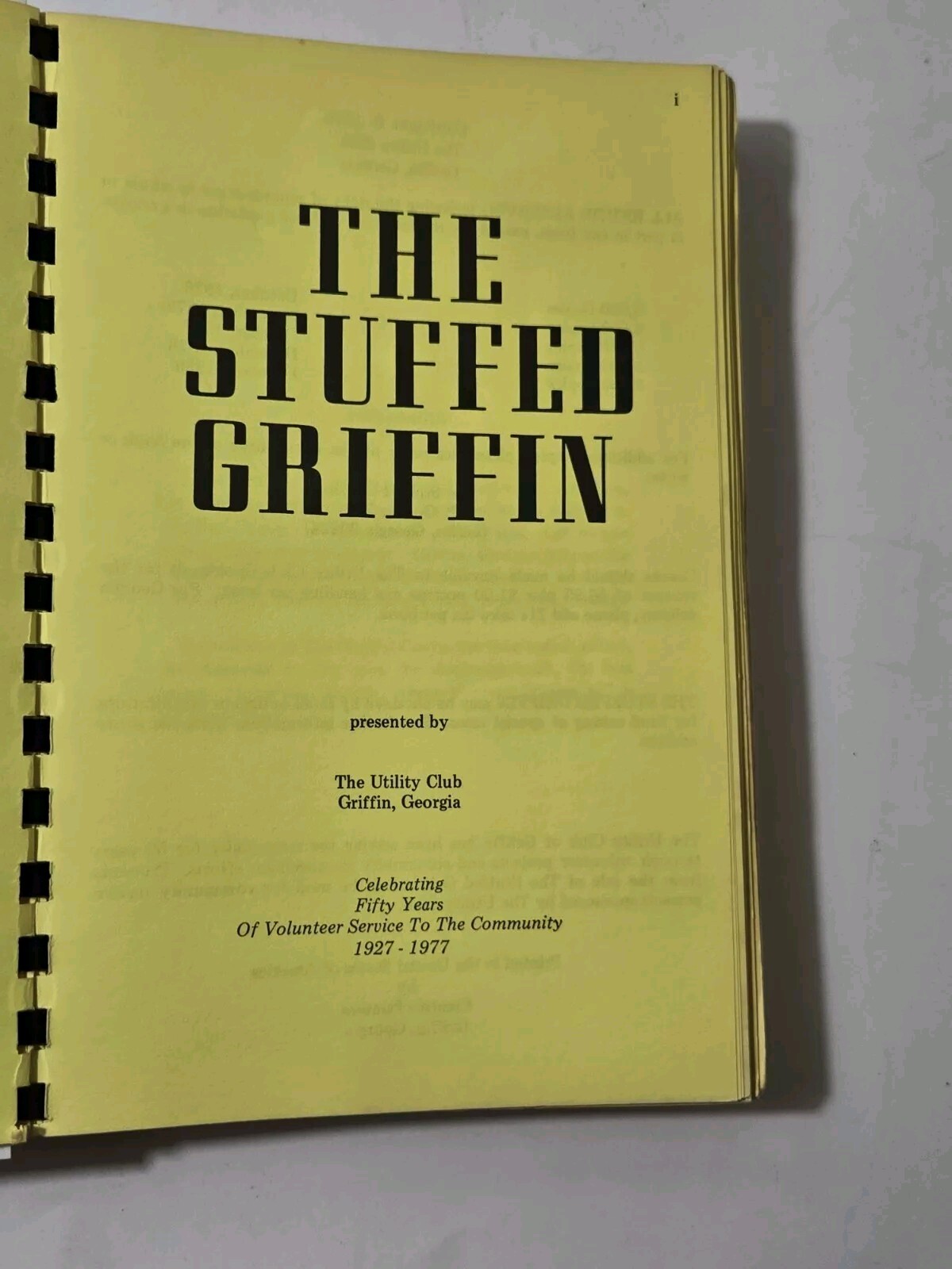 The Stuffed Griffin