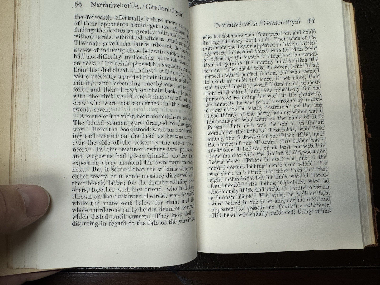 The Works of Edgar Allan Poe Vol II 1905 A.S. Barnes Antique Leather New Century