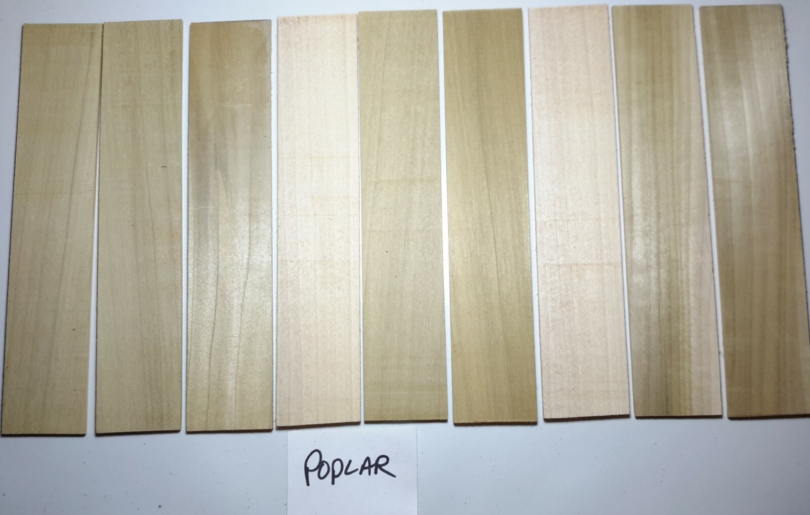 Unsanded Craft Wood, Knife Scales, Bookmarks U Pick Species 1/8″ x 1 5/8″ x 8″