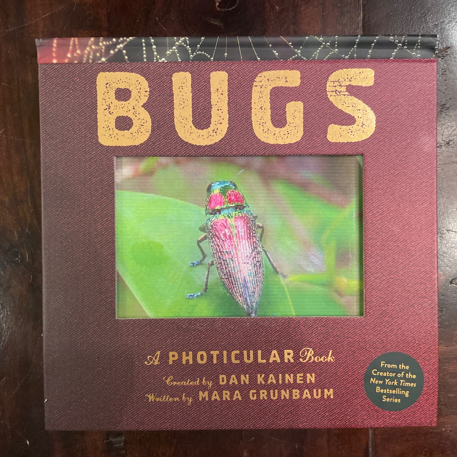 Bugs: A Photicular Book by Dan Kainen Hardcover Book
