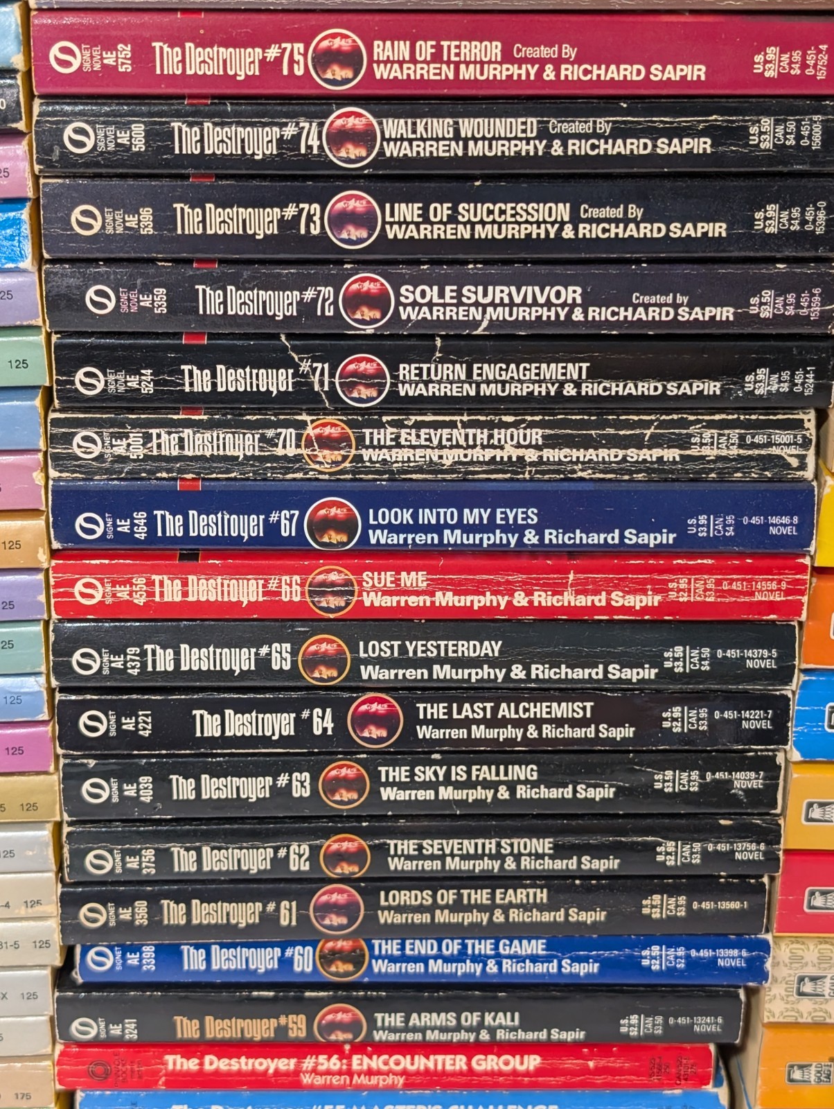 The Destroyer Series Lot 113 Books Warren Murphy Richard Sapir Remo Williams