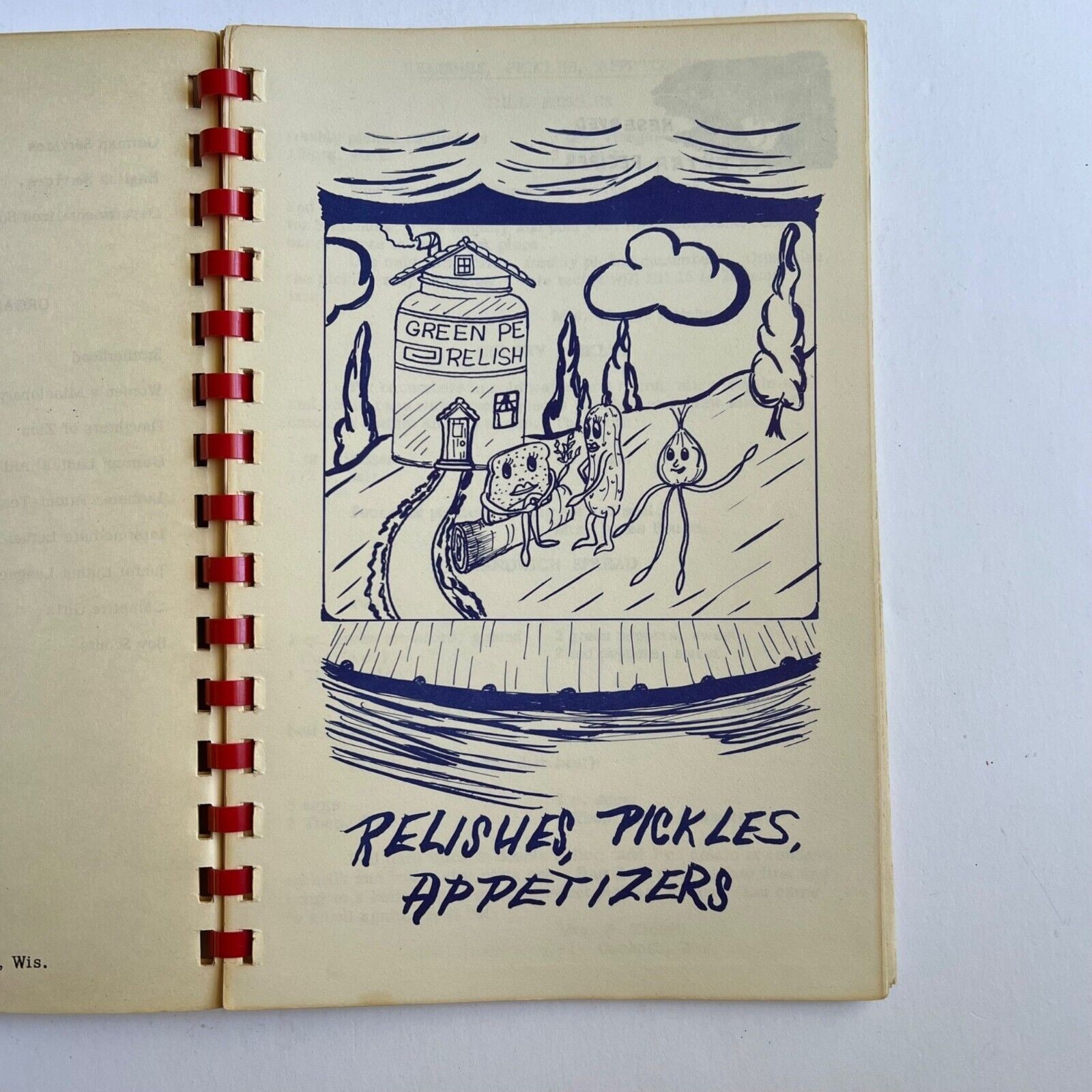 Vintage 1953 Cookbook Personal Recipes from Oshkosh WI Spiral Bound Paperback