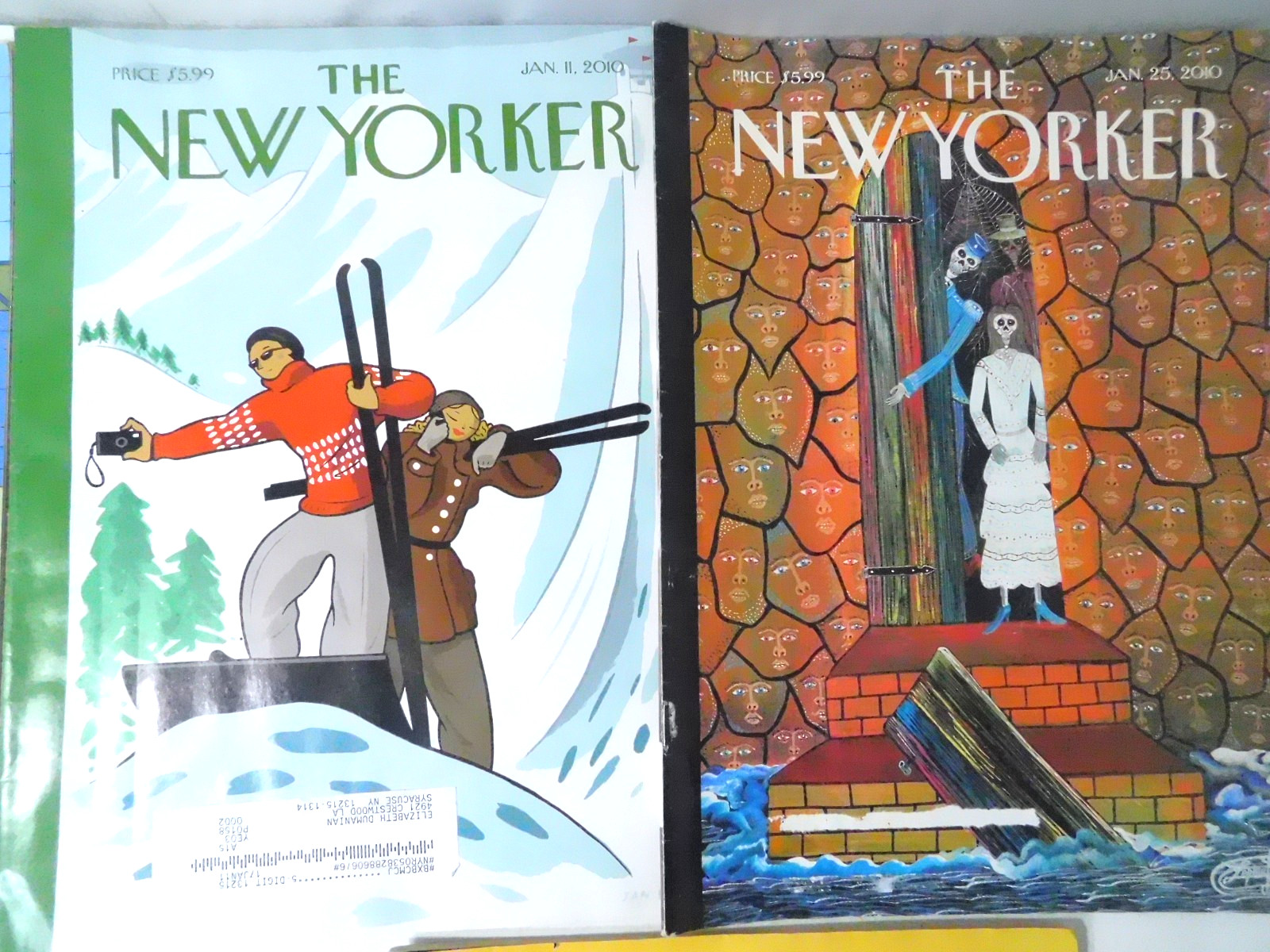 5 New Yorker Complete Magazines-All Dated 2010