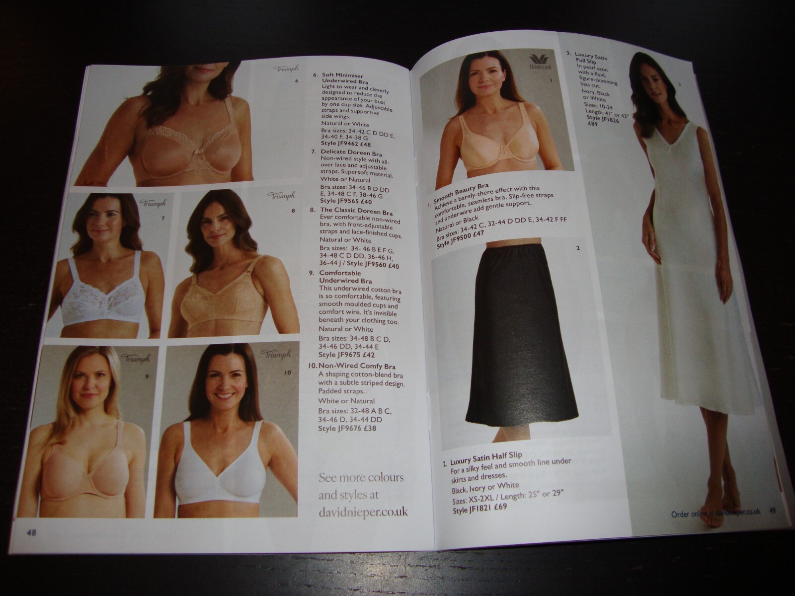 DAVID NIEPER Women’s Intimates & Sleepwear CATALOG Autumn Winter 2024 – 58 Pages
