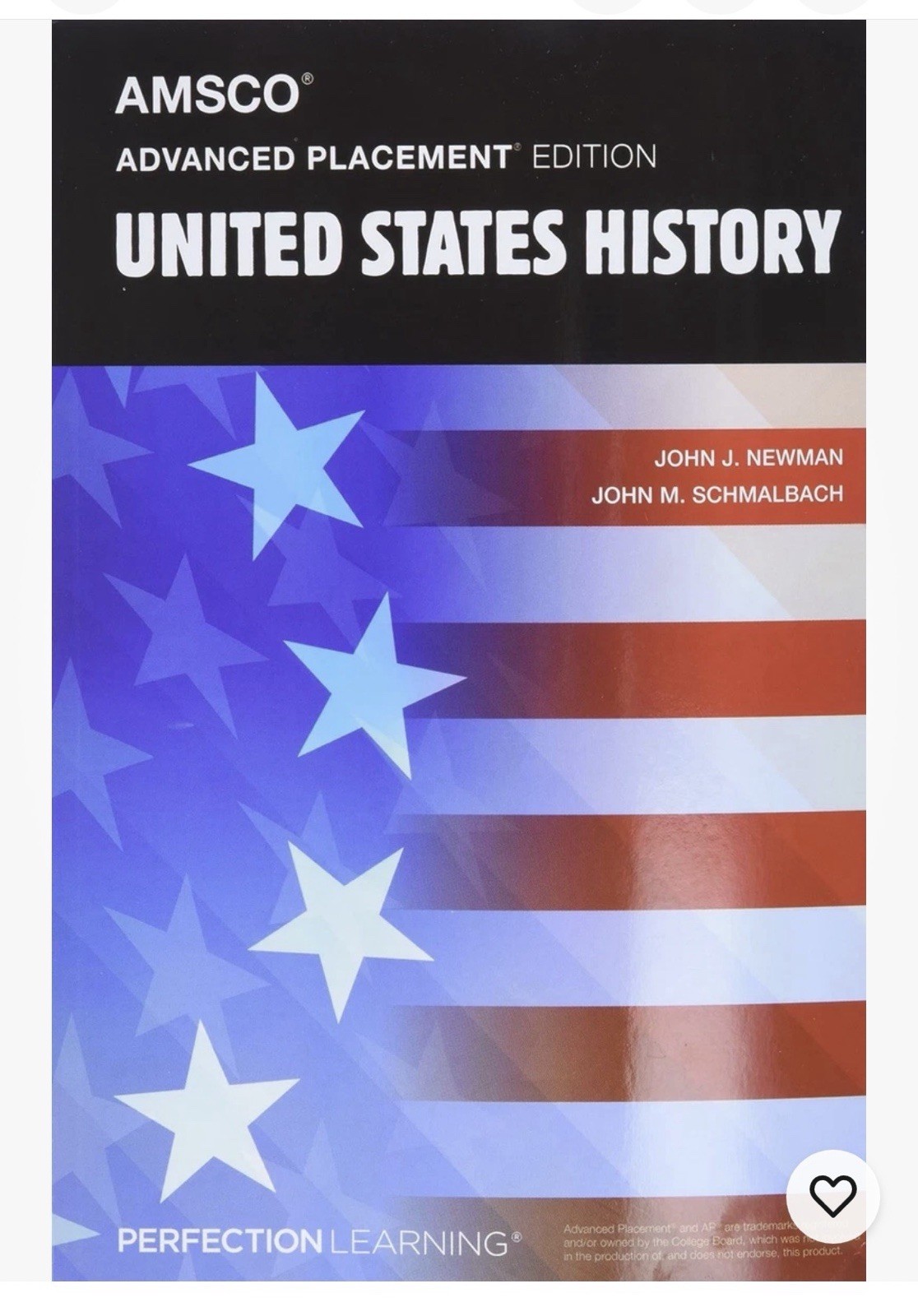 AMSCO Advanced Placement United States History 2022 Edition LIKE NEW