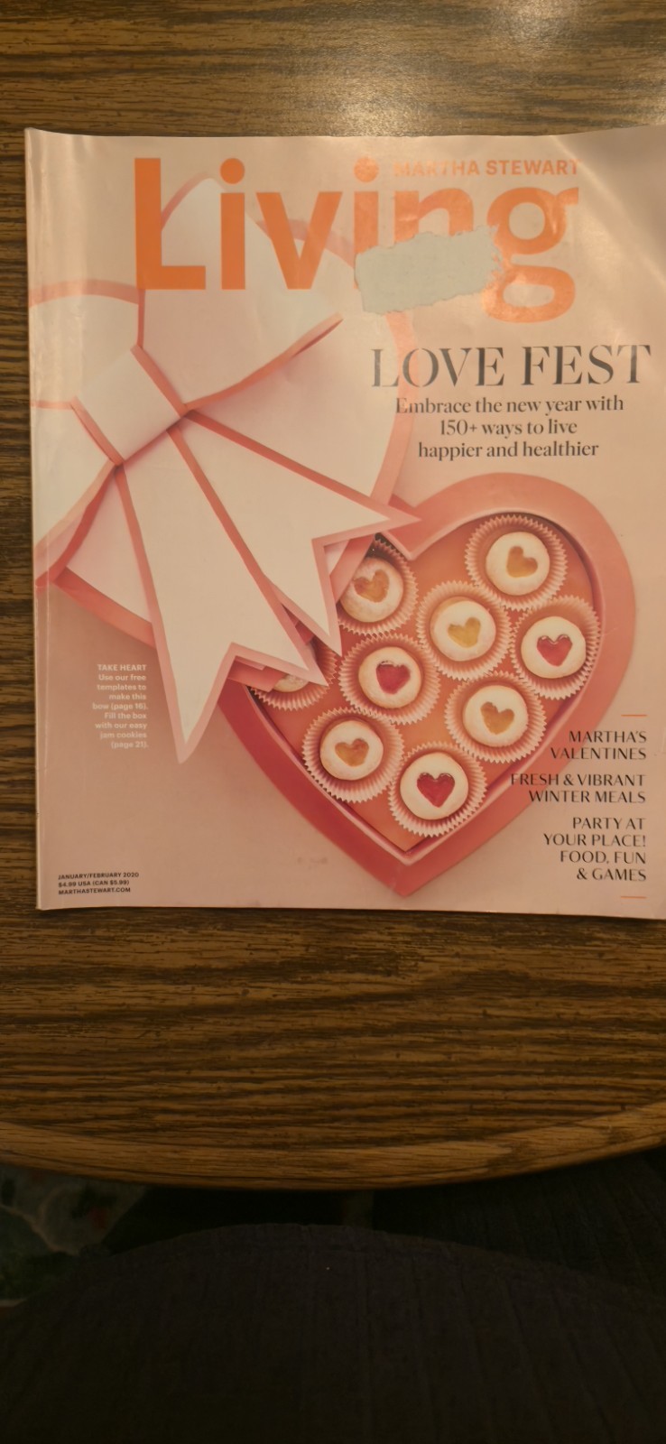 Martha Stewart Living Magazines 2-2017 2-2020 Lot Of 4 Valentine,Love, Home