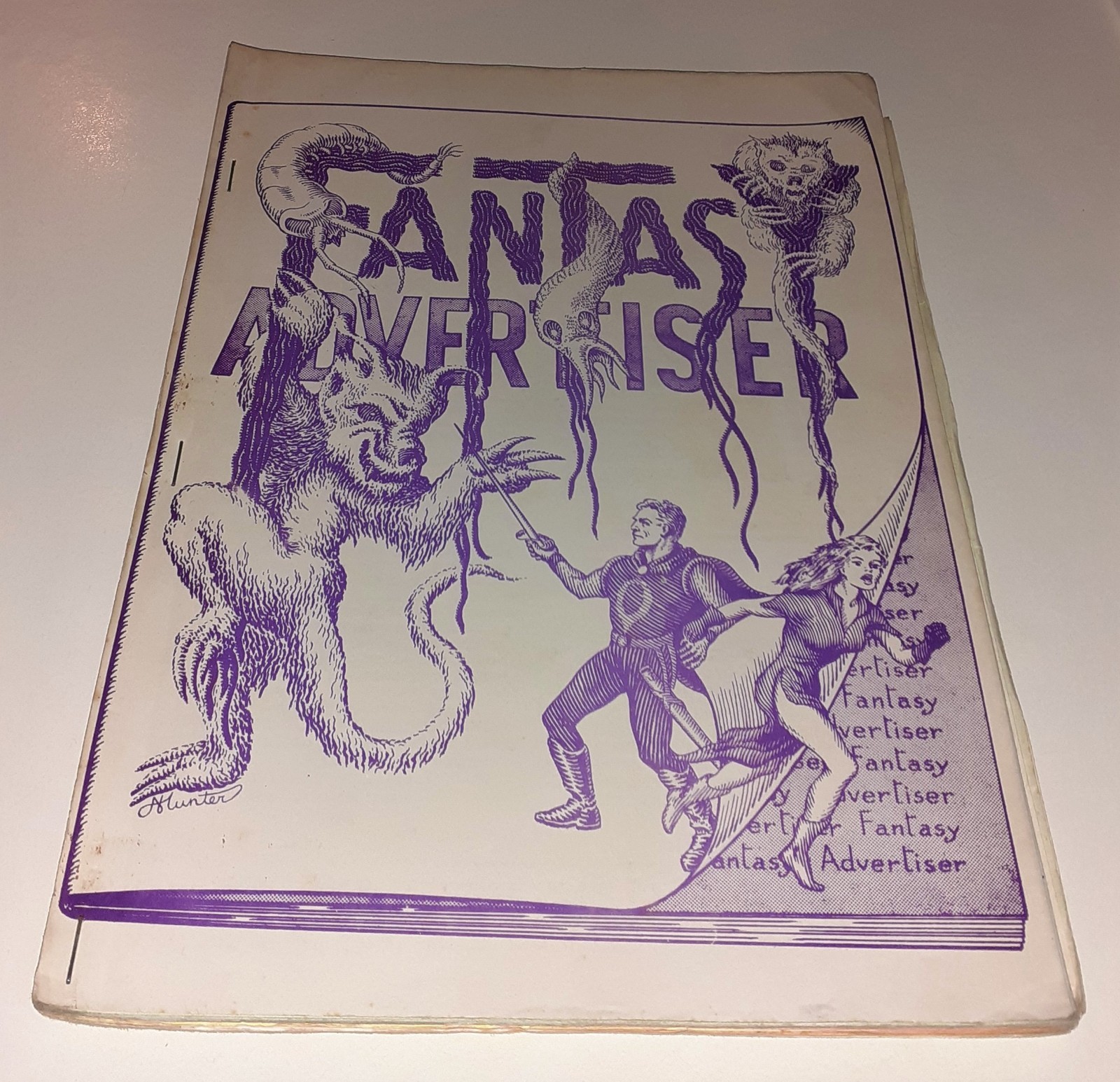 FANTASY ADVERTISER no.32 fanzine UK 1970 ALAN MOORE Scientology Hawkman Cyclops