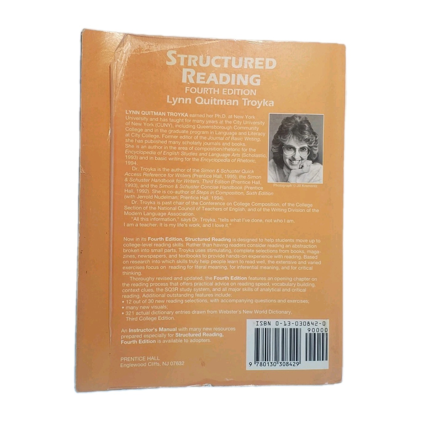 Structured Reading by Lynn Quitman Troyka fourth edition