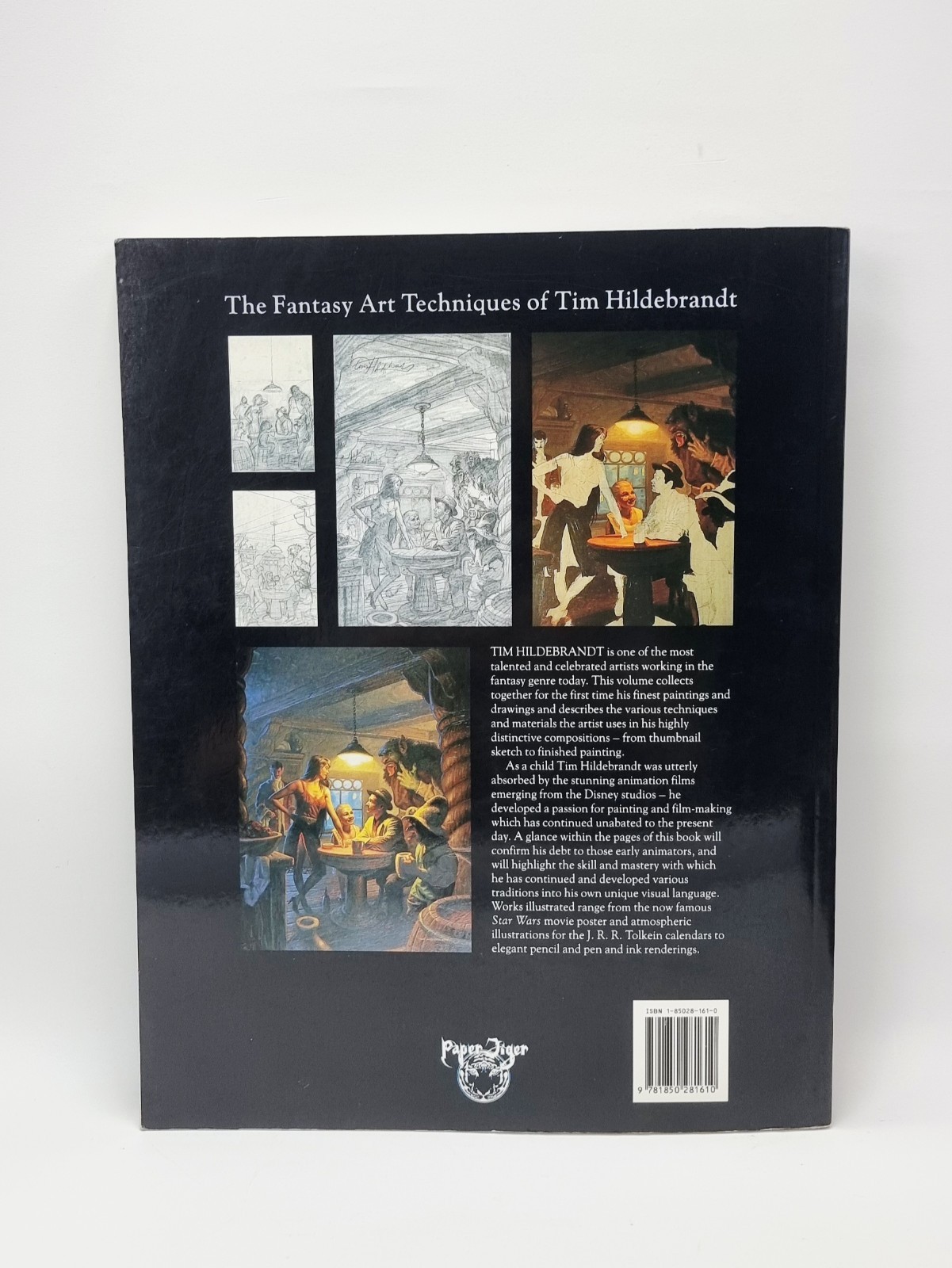The Fantasy Art Techniques Of Tim Hildebrandt Book Vintage Star Wars Lord Rings