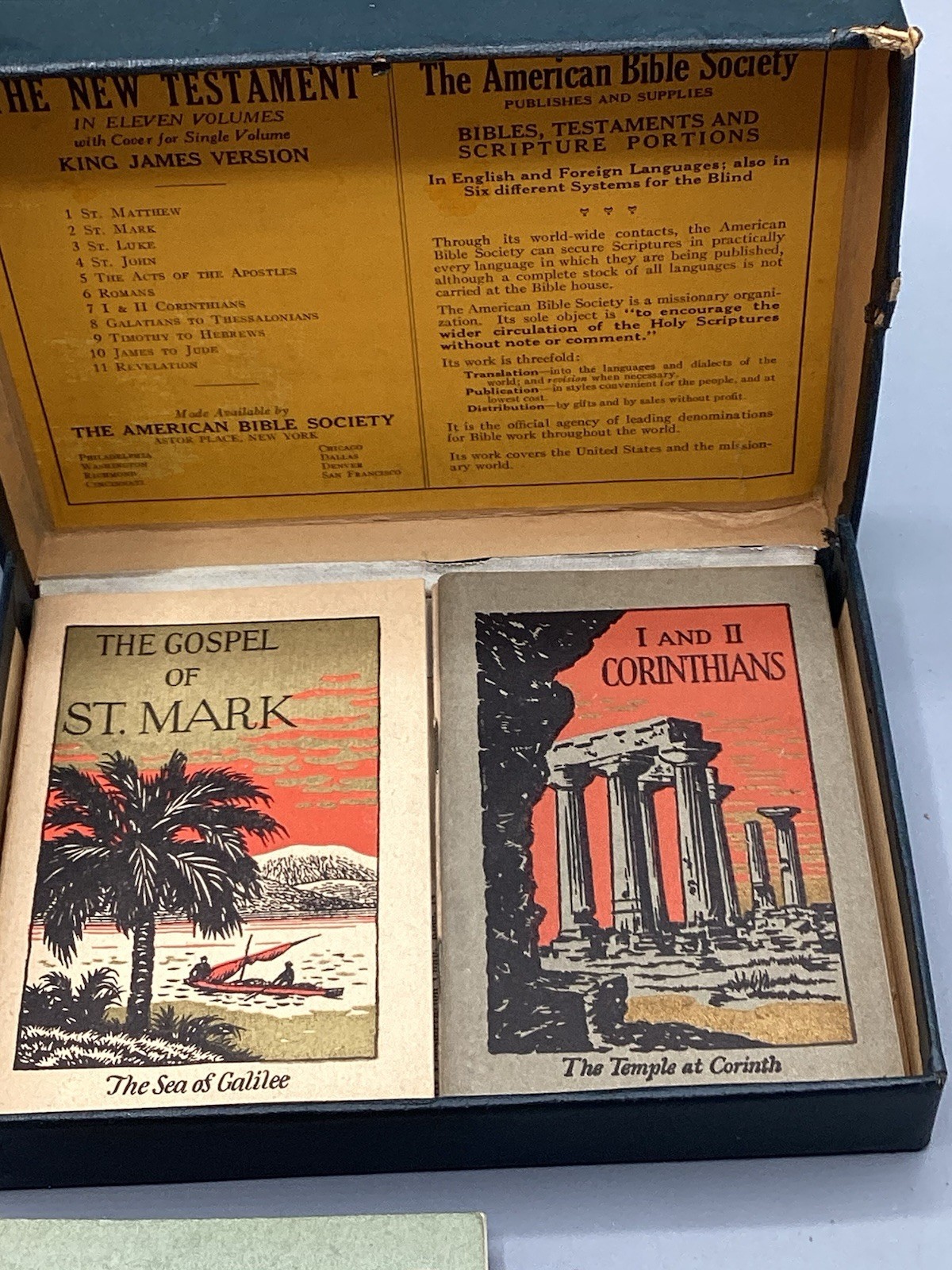 American Bible Society New Testament + Proverbs King James 12 booklet set