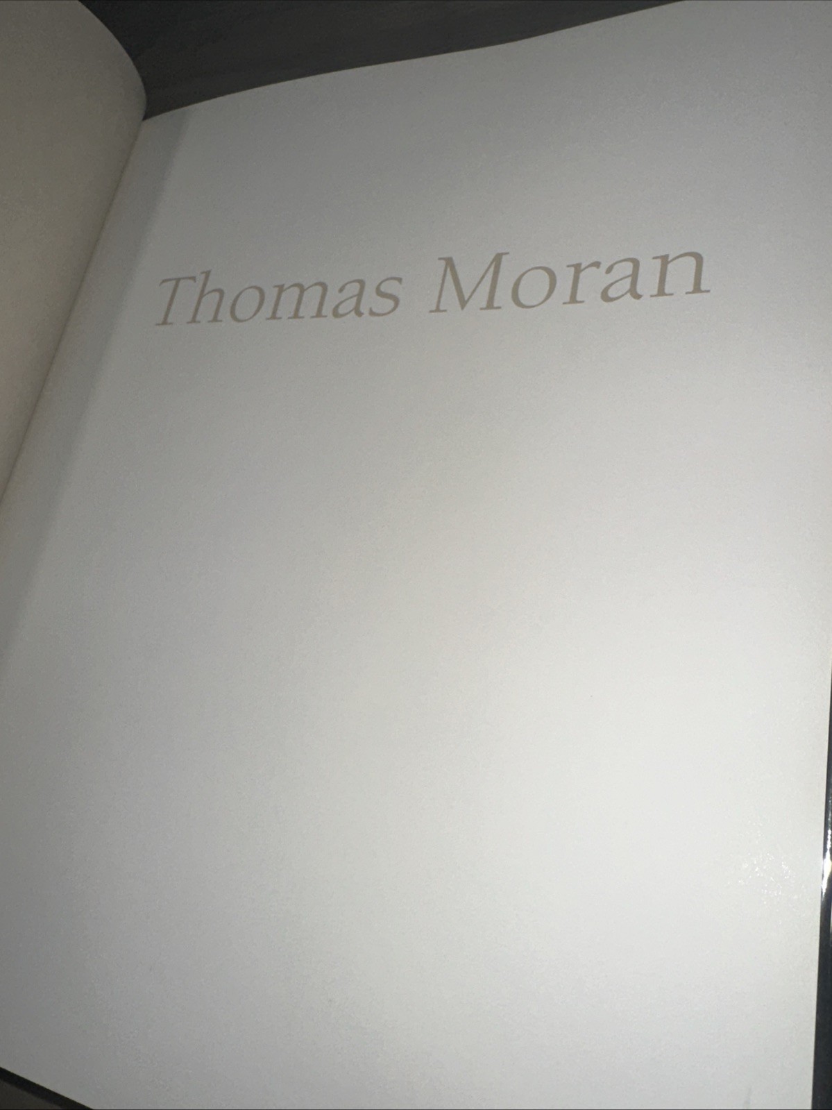 Thomas Moran National Gallery of Art Book by Anderson, Bruhn, Kinsey, Morand