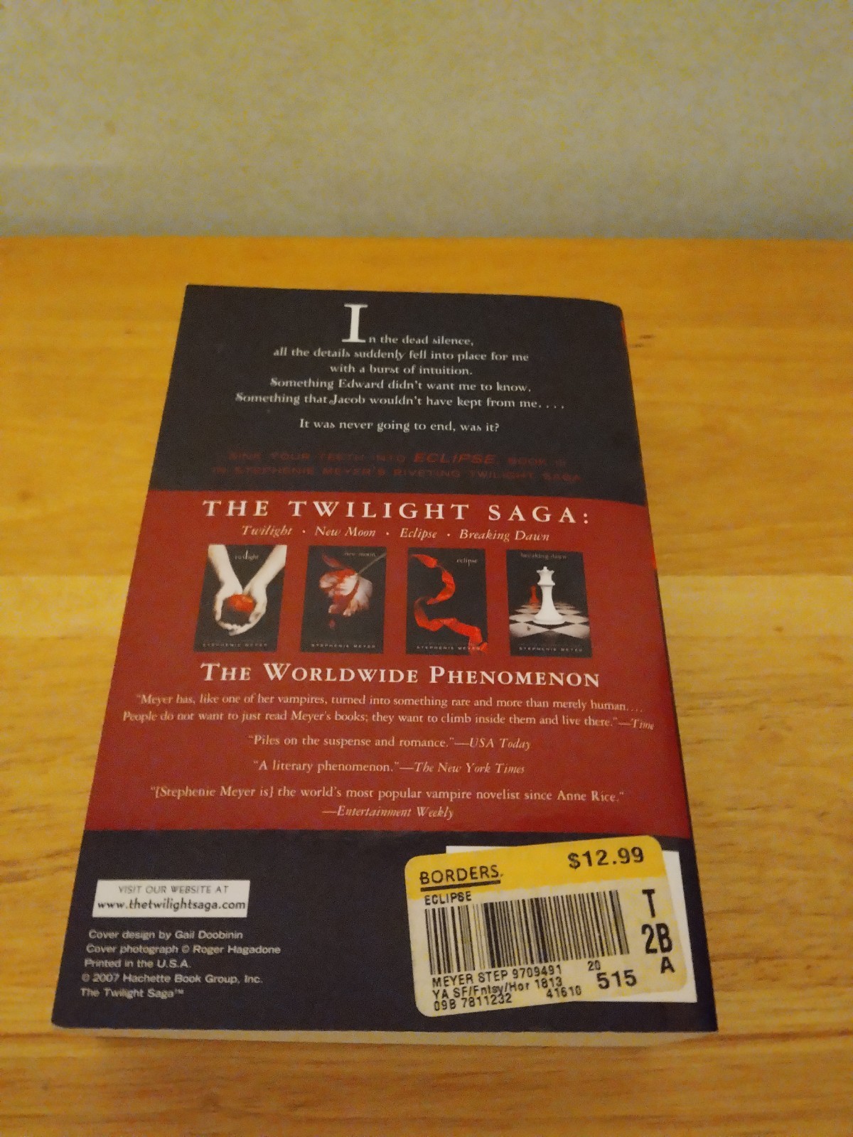 Lot Of 4 Complete Twilight Saga Series Books 1-4 Stephenie Meyer Trade PB 1st ED