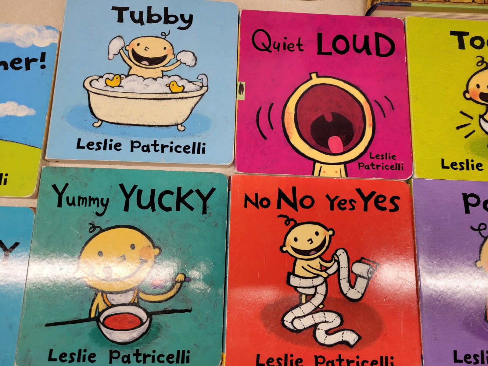 Lot of 5 Leslie Patricelli Board Books for Children’s/ Kids/ Toddler *Random*