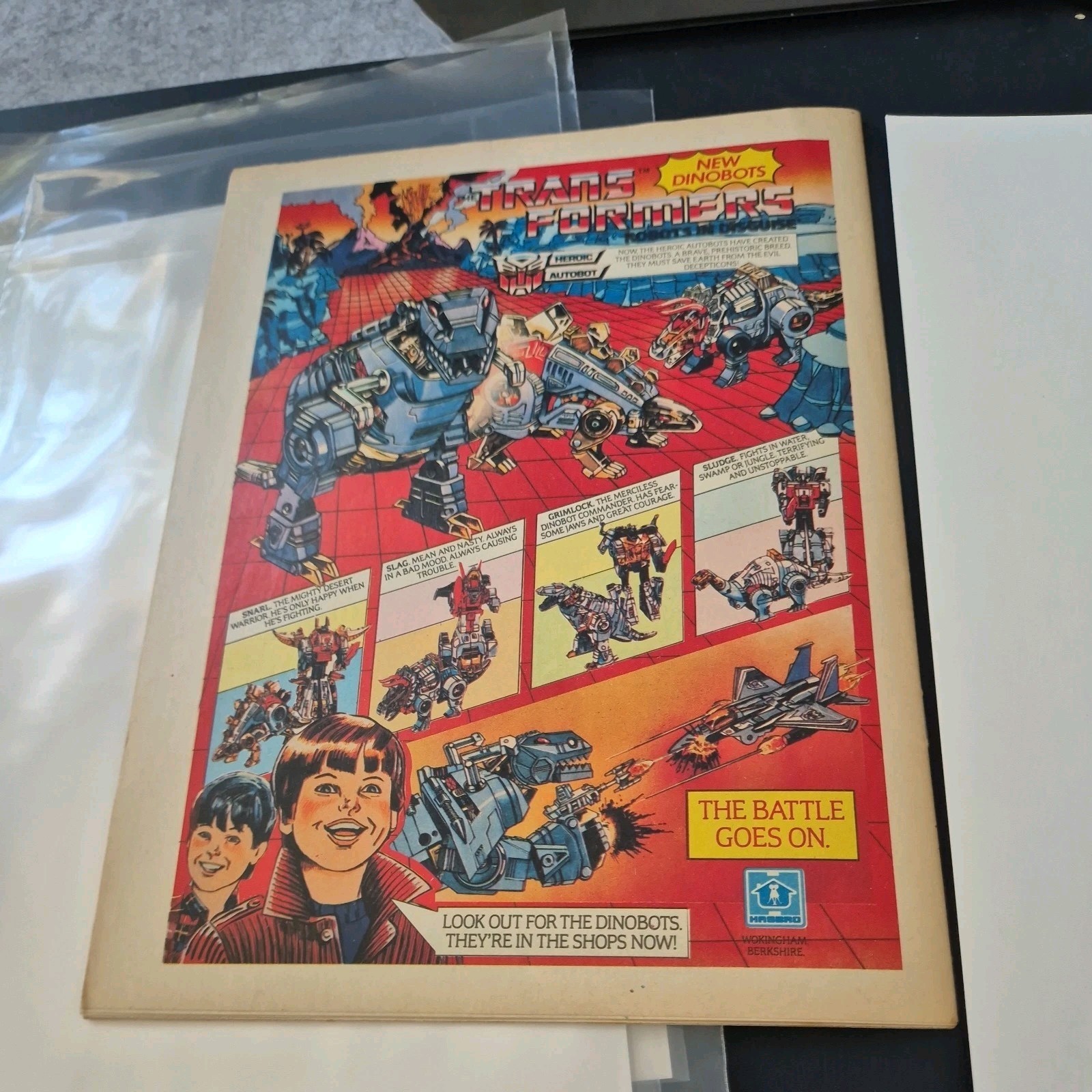 G1 Transformers #30 Marvel UK (1985), very good condition, bagged and boarded