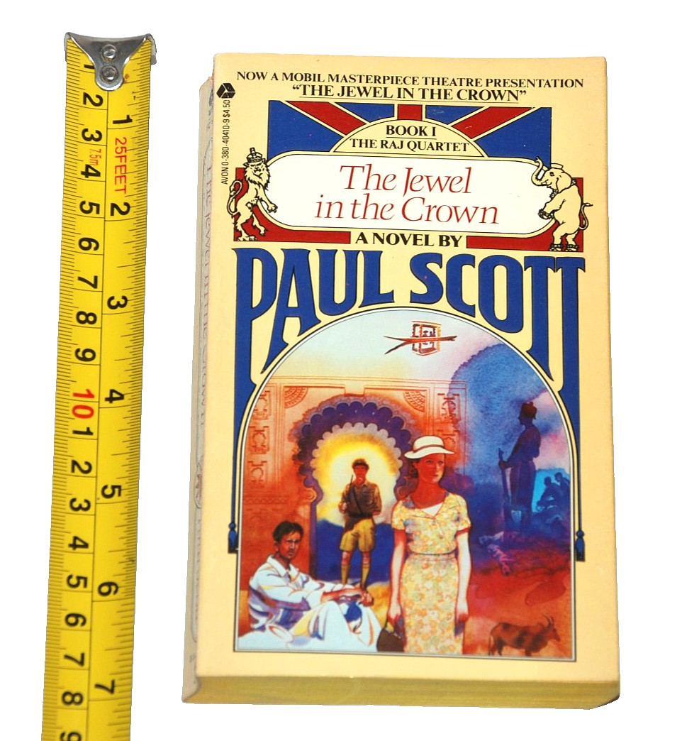 PAUL SCOTT The Raj Quartet AVON Books First Printing 1979 Paperback Set of 4