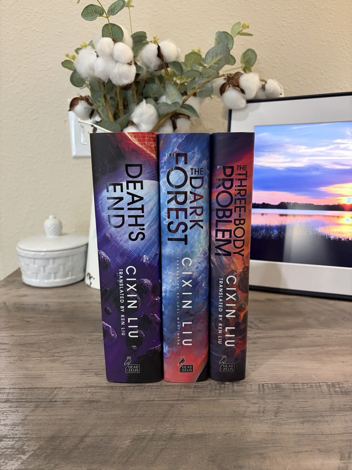 SIGNED The Broken Binding Three Body Problem/Remembrance Of Earth’s Past Trilogy