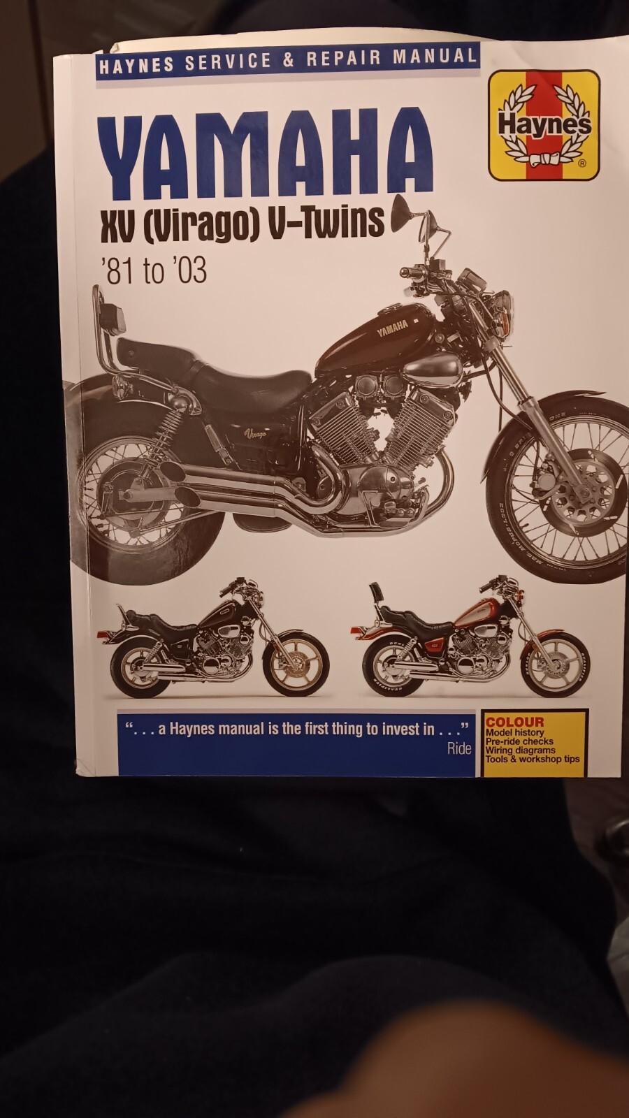 Yamaha : XV (Virago) V Twins, 1981-2003 by Haynes (2015, Trade Paperback)