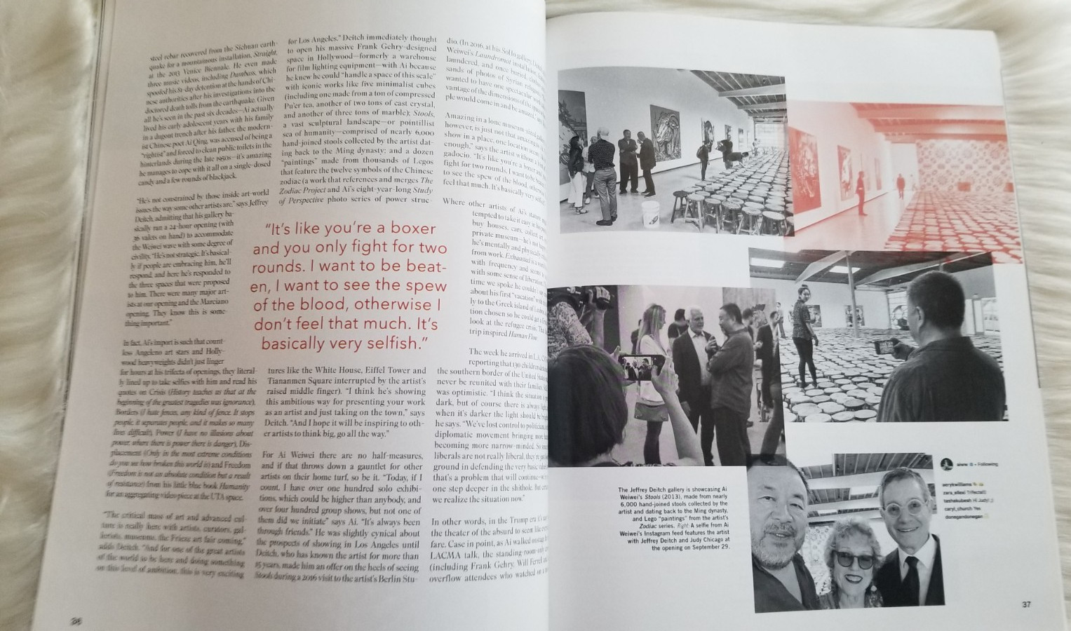 DESIGN LA MAGAZINE WINTER 2018 LOS ANGELES TIMES AI WEIWEI LAURA & KATE MULLEAVY