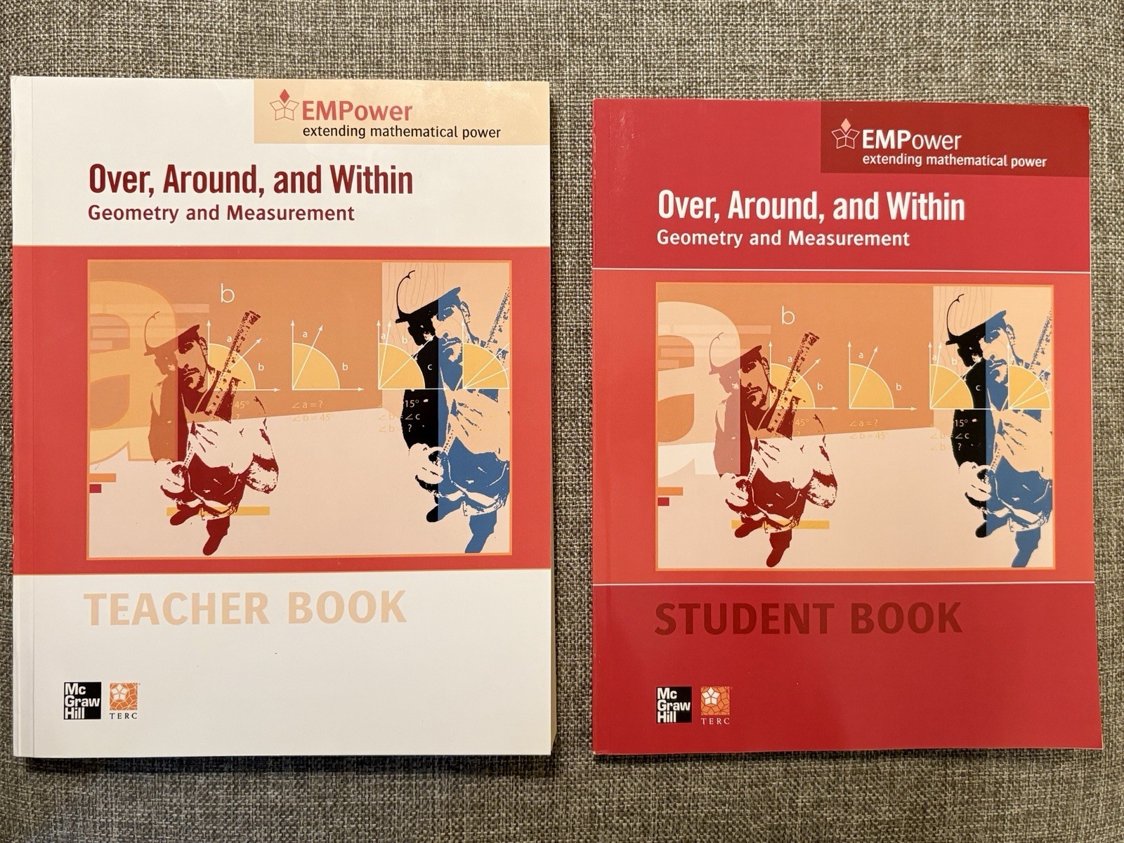 EMPower Math Textbooks McGraw Hill Teacher & Student GED HiSET Home School 14pcs
