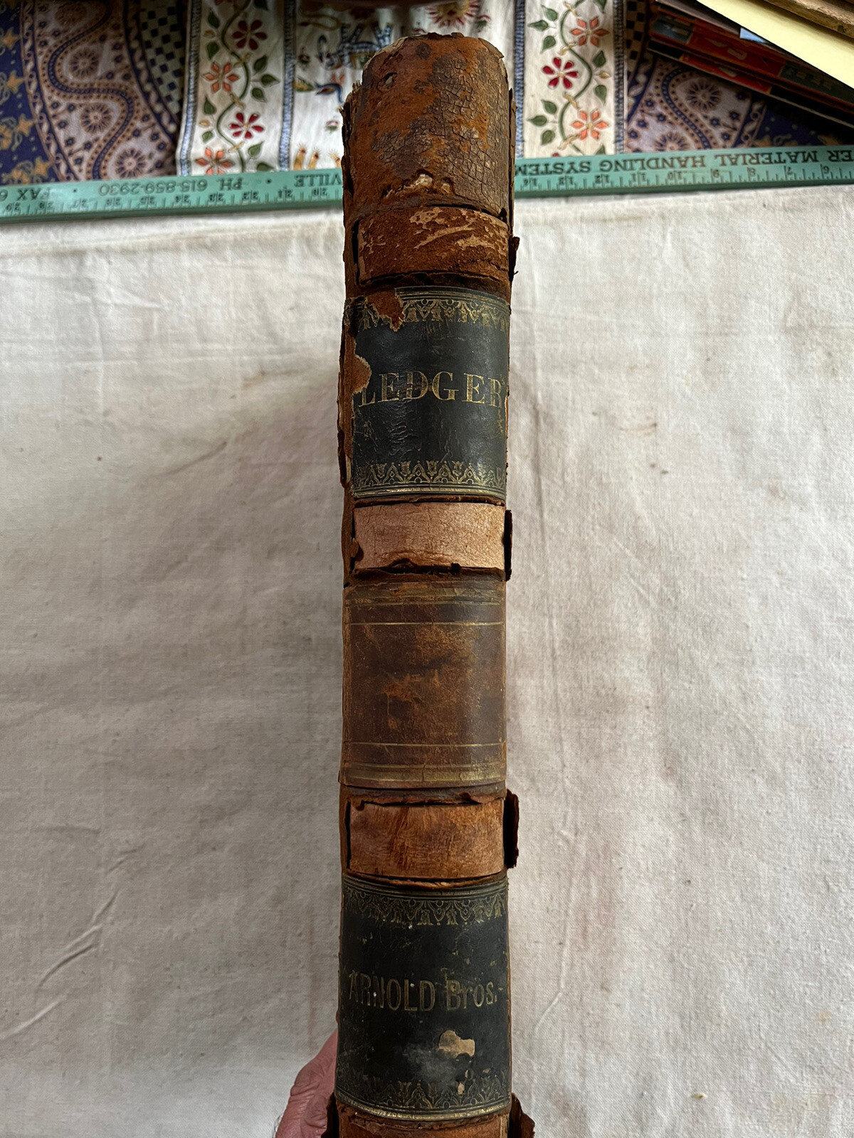 1876 Arnold Bros. Dry Goods 480 Full Pages Ledger Wartrace TN History Geneology