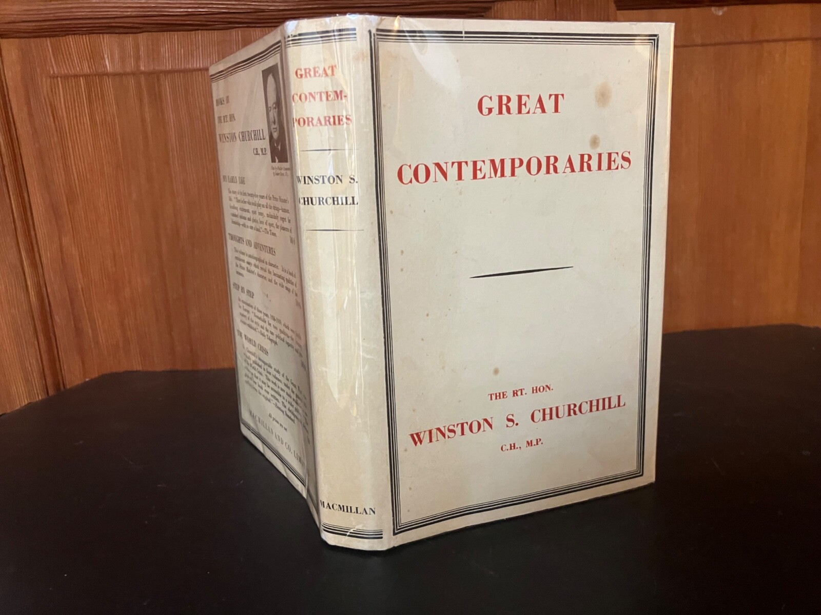 Winston S Churchill / Great Contemporaries 1942 Wartime Production