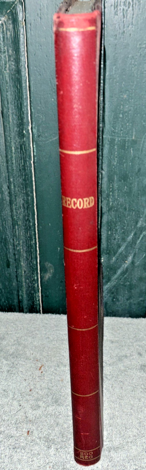 Antique Mid-Century Reading Railroad Switch Keys Ledger/Record (1949-1969)