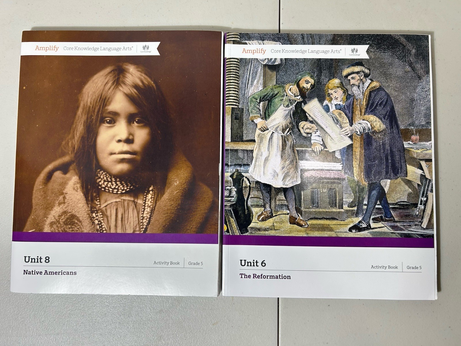 Amplify Core Knowledge Language Arts Gr 5 Unit 6,8 The Reformation, Native Amer