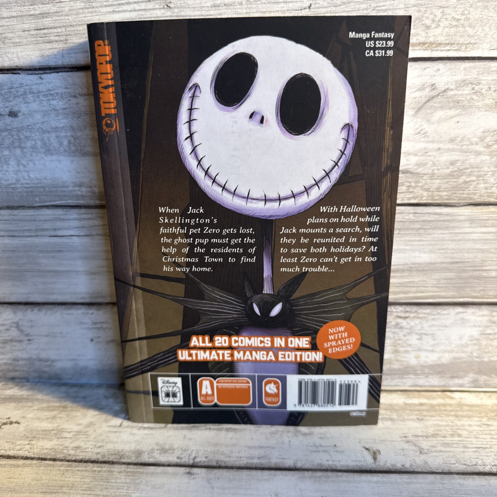 New! Disney Tim Burton’s The Nightmare Before Christmas Zero’s Journey Manga