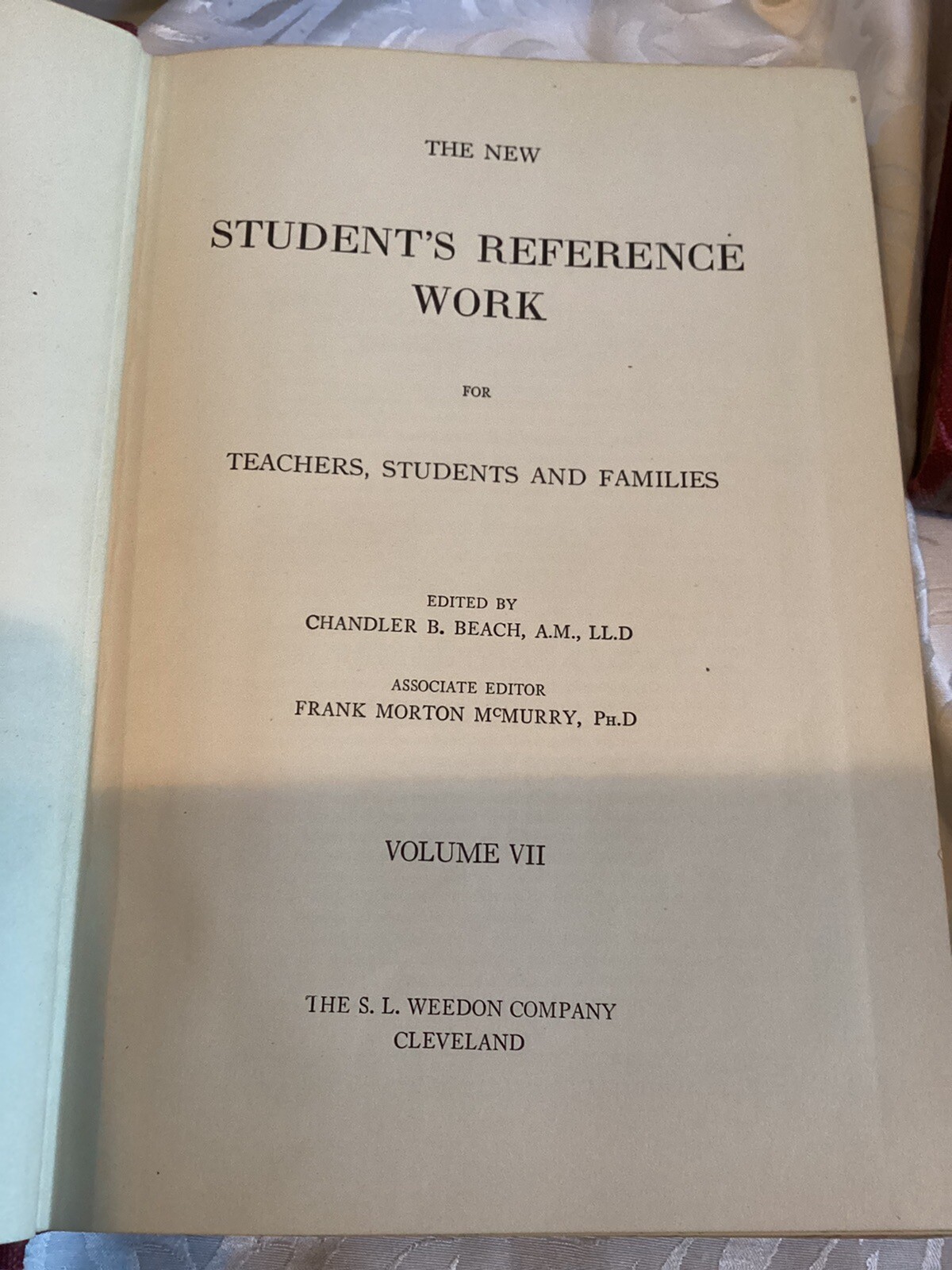 New Students Reference Work Vols. I V VI VII and VIII – Vintage 1923 Illustrated