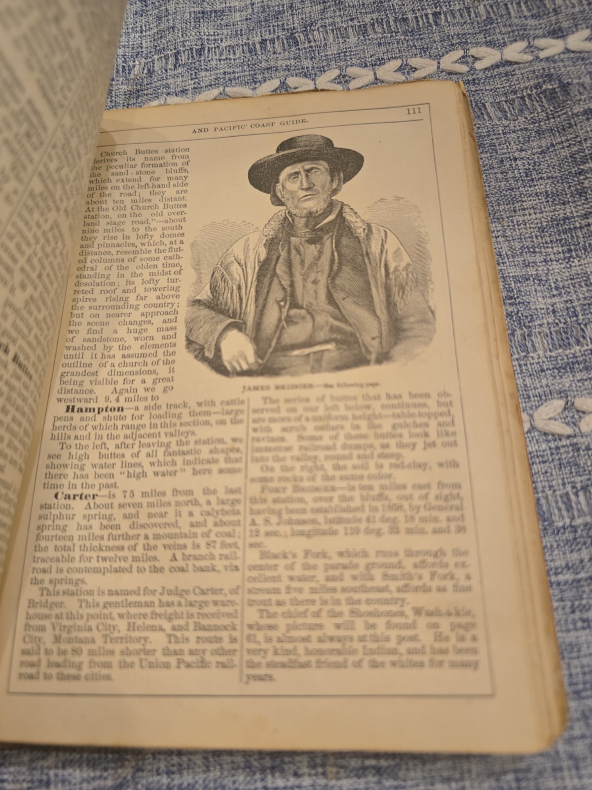 Crofutt’s New Overland Tourist and Pacific Coast Guide 1st Edition 1878-79 Vol 1