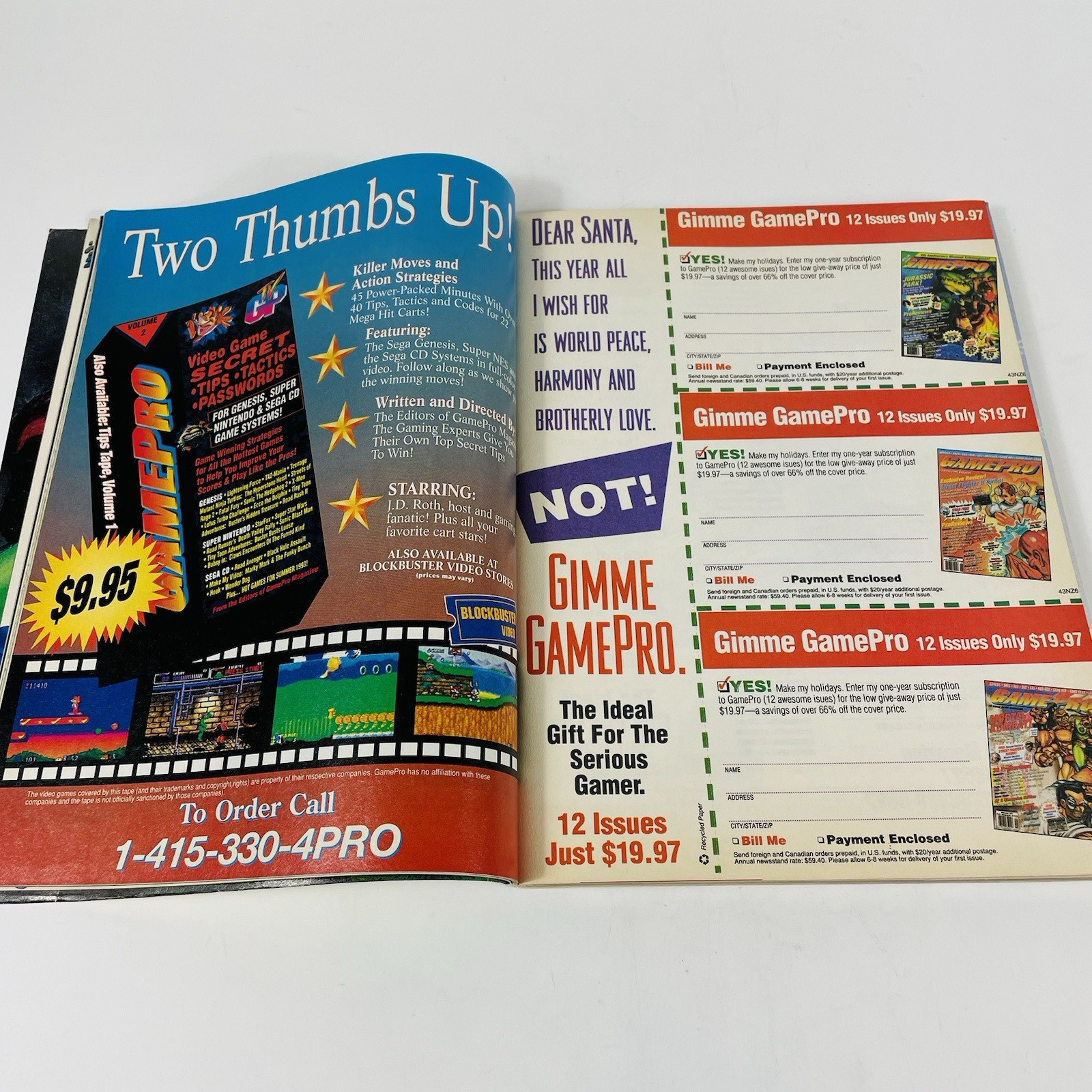 Gamepro Volume 5, #11, November 1993 Sonic Spinball and Sonic Chaos 272 pages