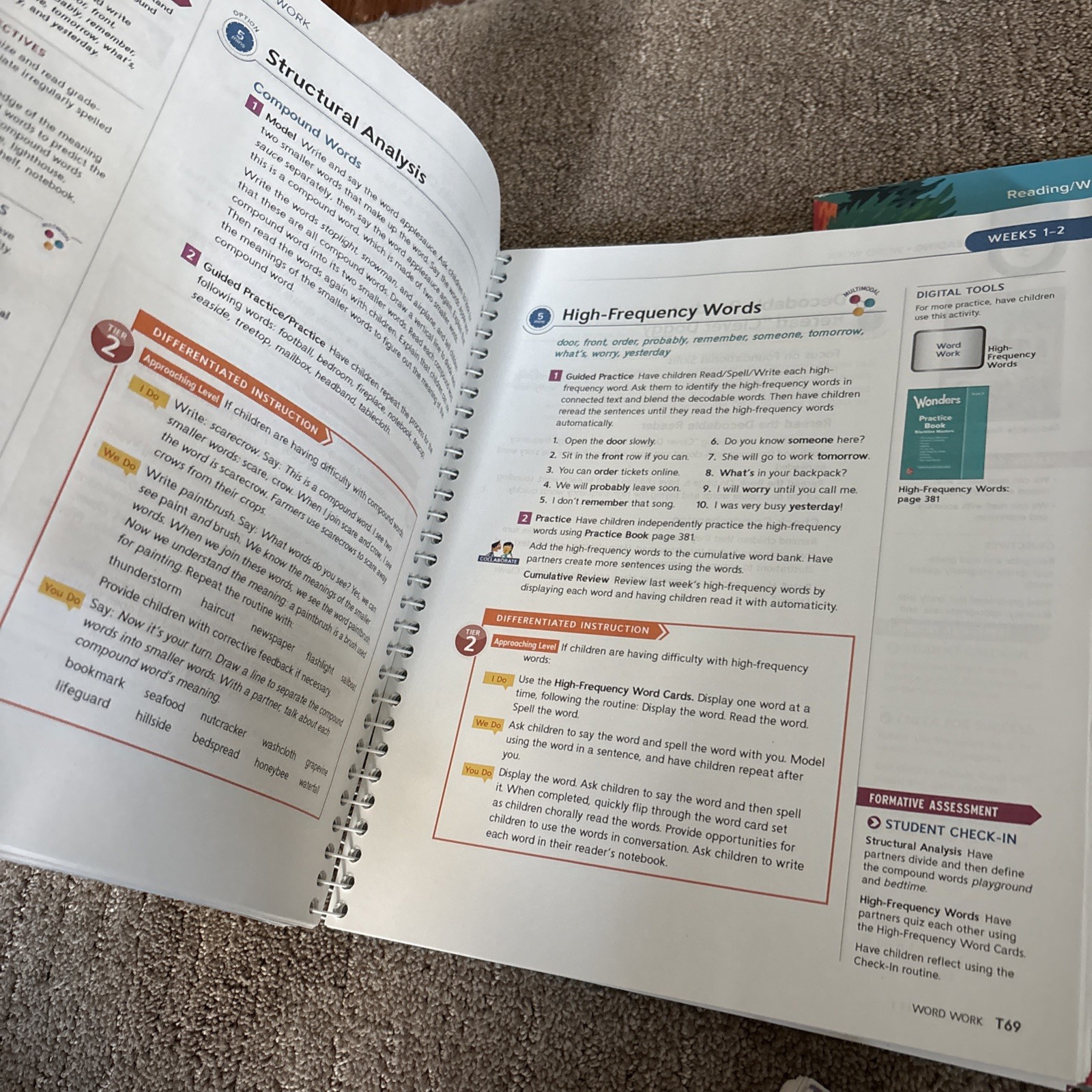 MCGRAW HILL Wonders – Teachers Edition Reading Education Book – Grade 2 / Unit 6