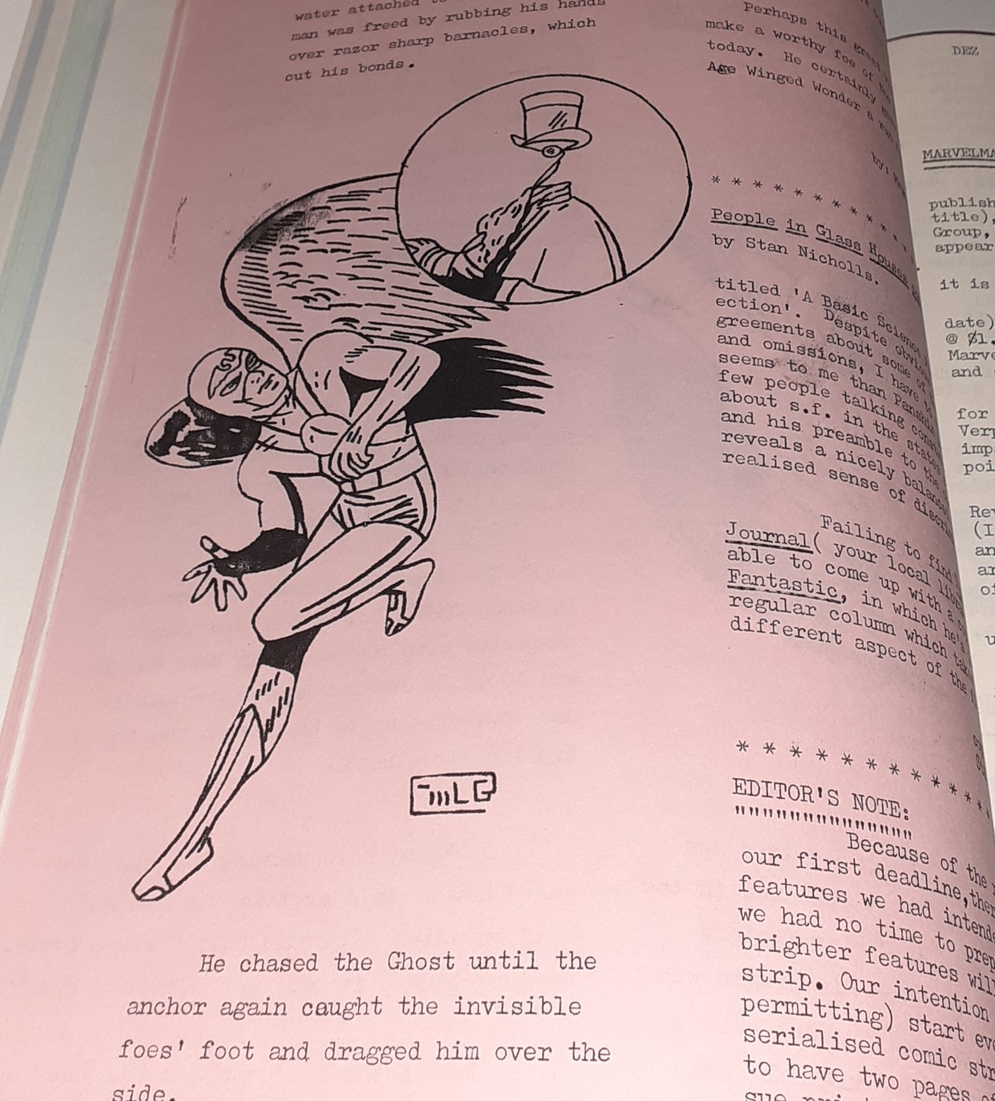 FANTASY ADVERTISER no.32 fanzine UK 1970 ALAN MOORE Scientology Hawkman Cyclops