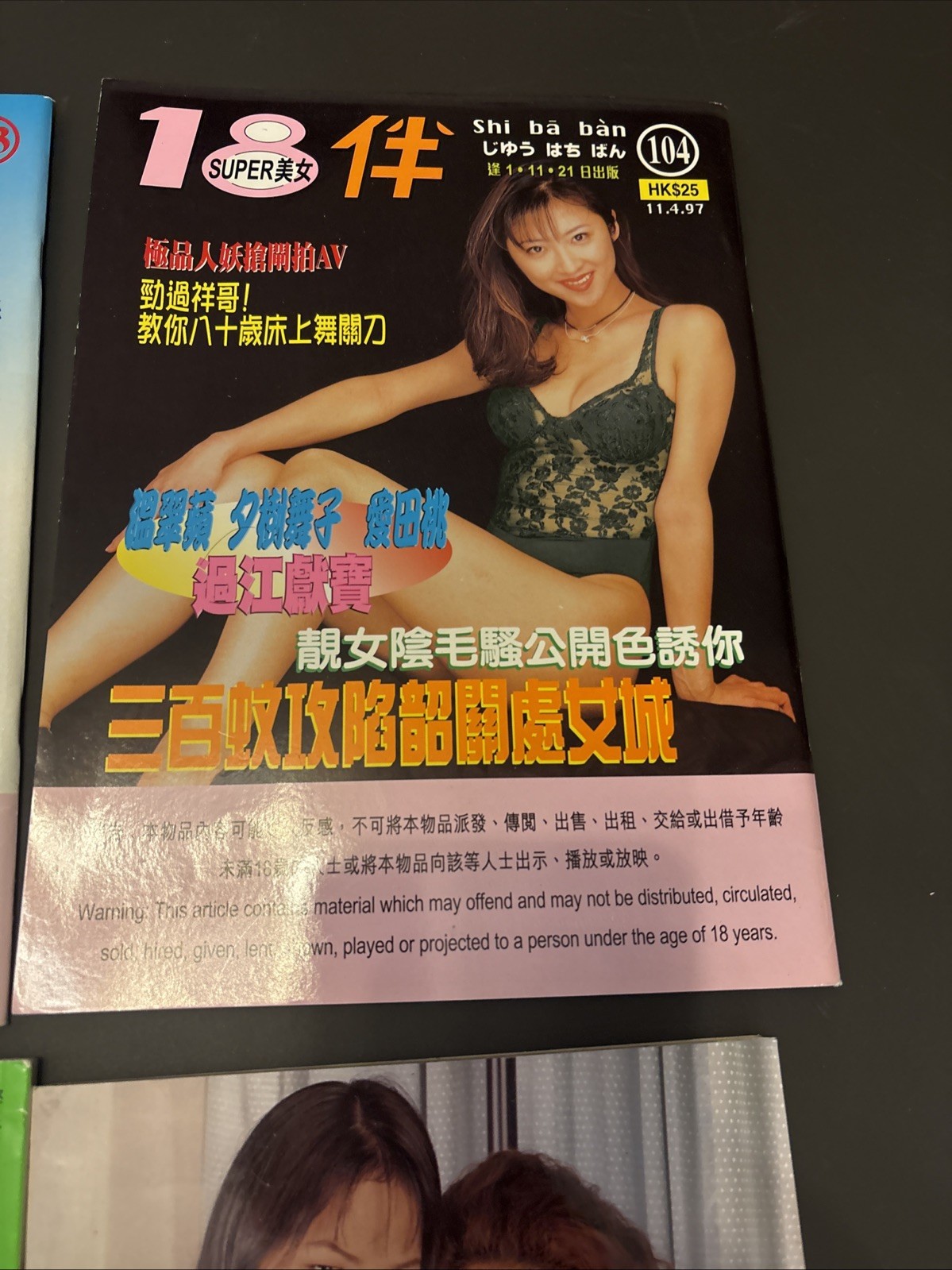 Rare Early 98’ – 2000s Young Magazine Adult Asian Photo Book Lot Of 6 Hong Kong